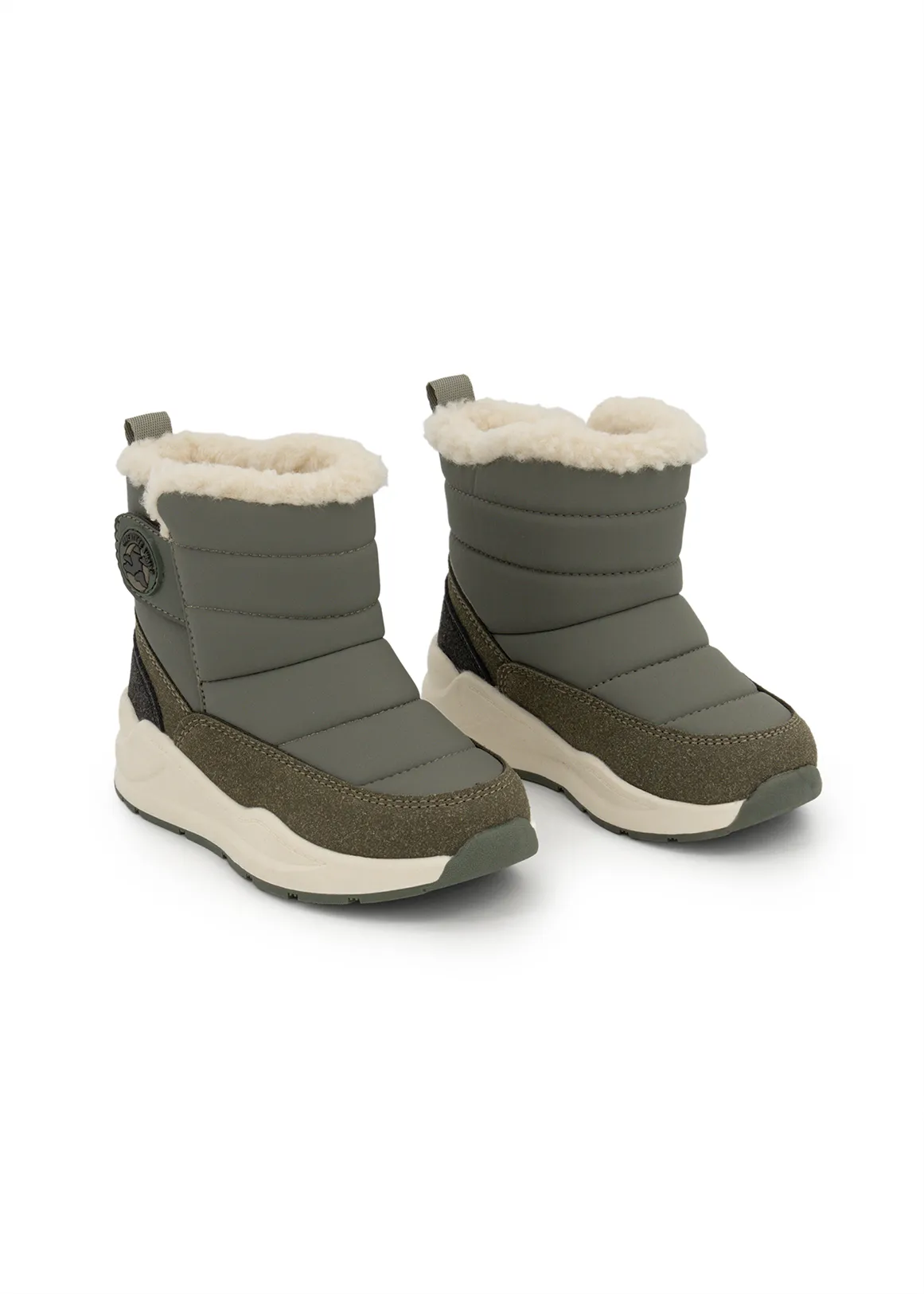 Quilted Boots (Size 5-13) Younger Boy - X KHAKI