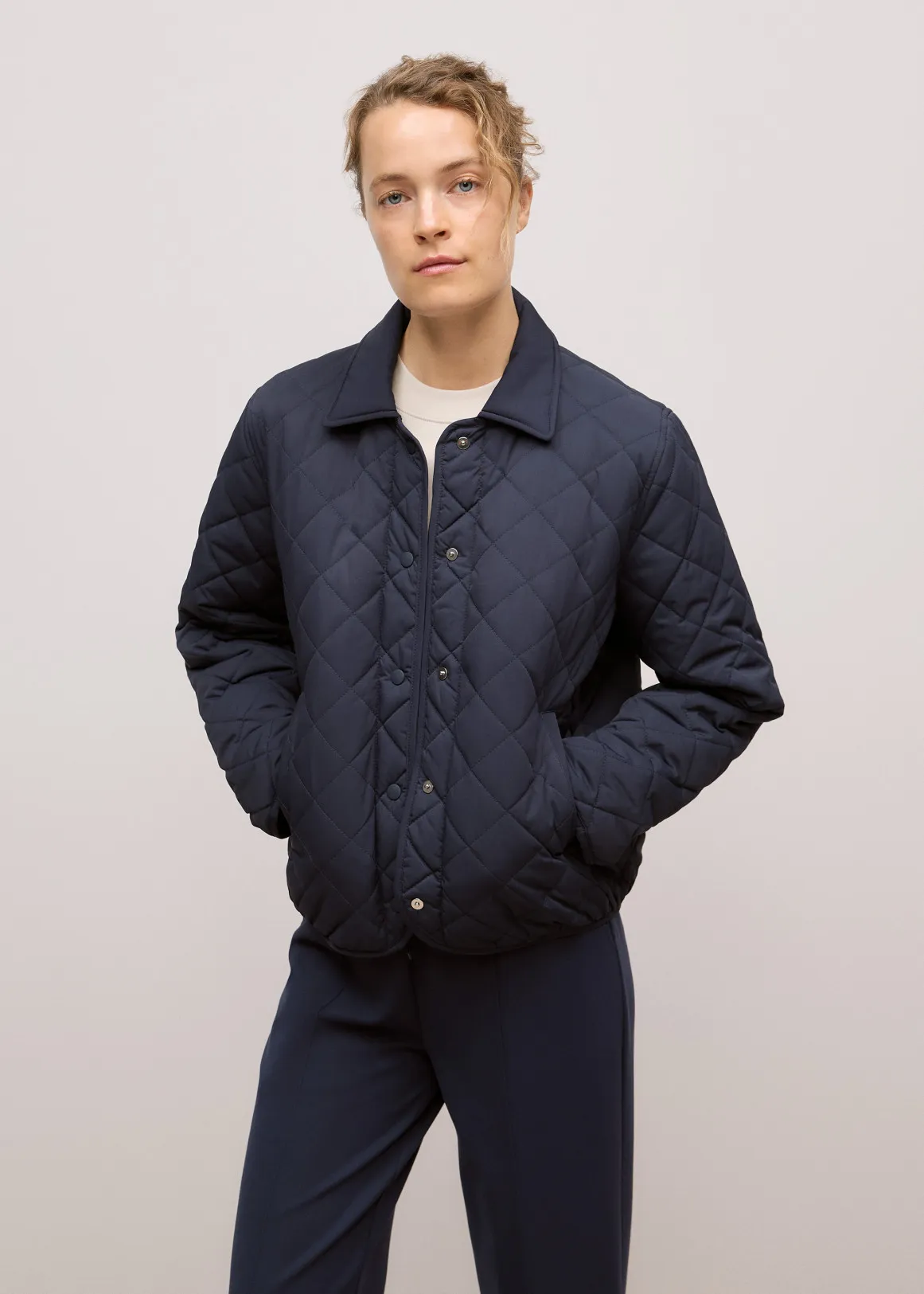 Quilted Shell Jacket - Night Sky