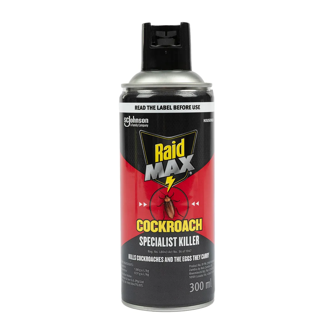 Raid Max Cockroach Specialist Killer 300 ml