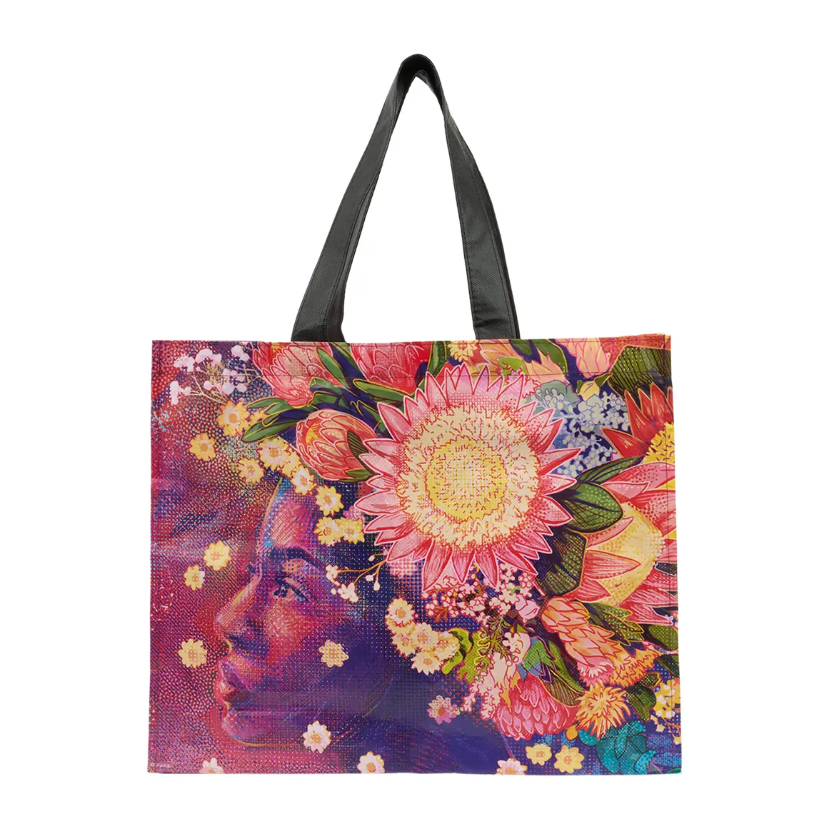 Red Lady of the Fynbos Design Polyprop Shopper