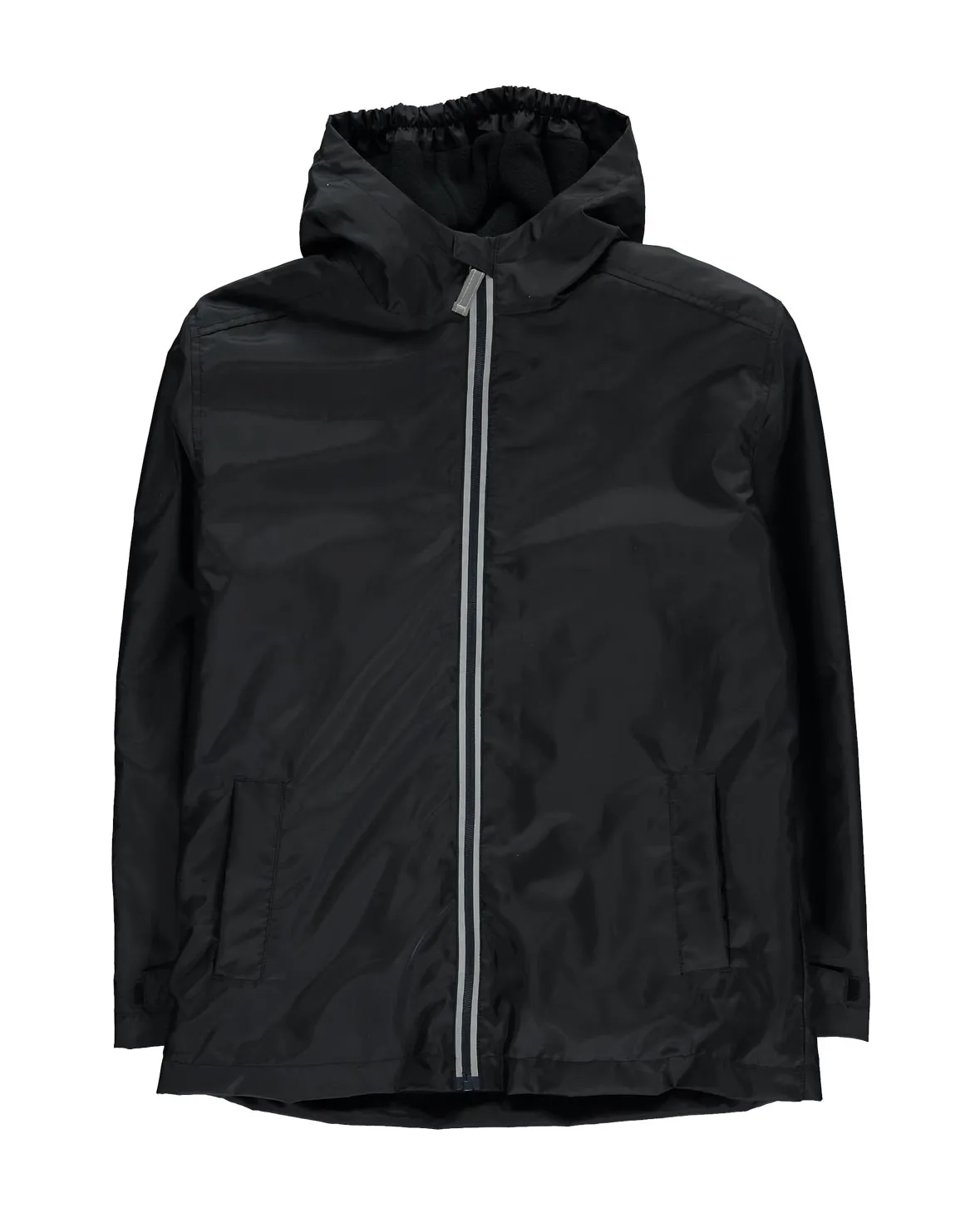 Reflective Hooded Rain Jacket - X NAVY