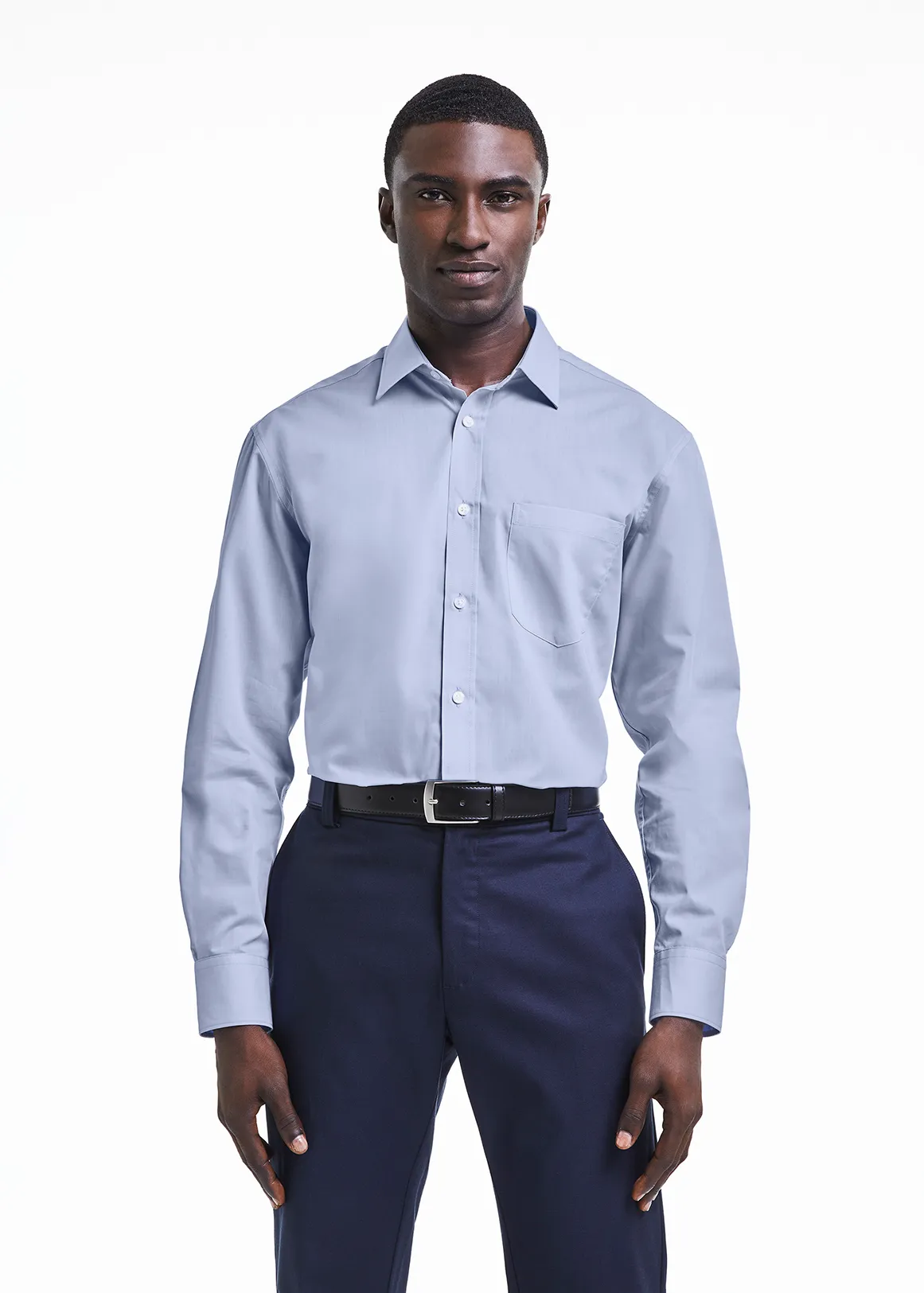 Regular Fit Easy Care Shirt - LIGHT BLUE