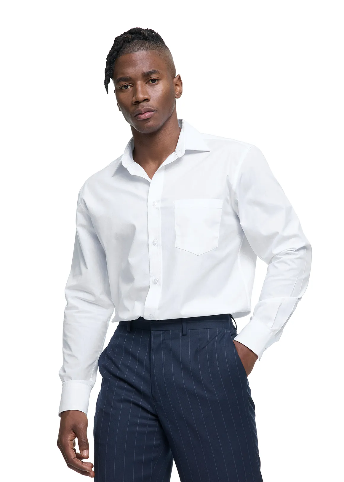 Regular Fit Easy Care White Shirt
