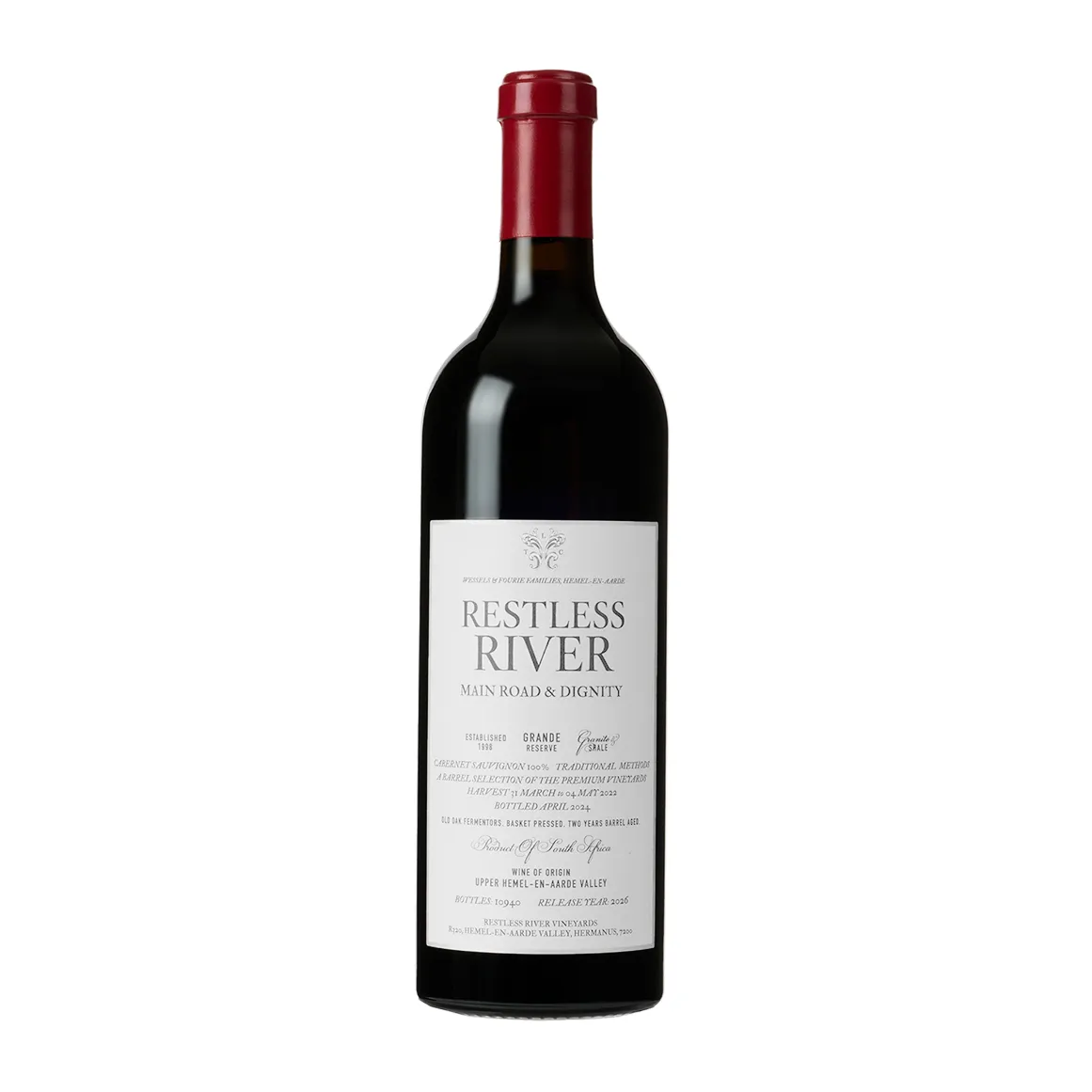 Restless River Main Road & Dignity Cabernet Sauvignon 750 ml