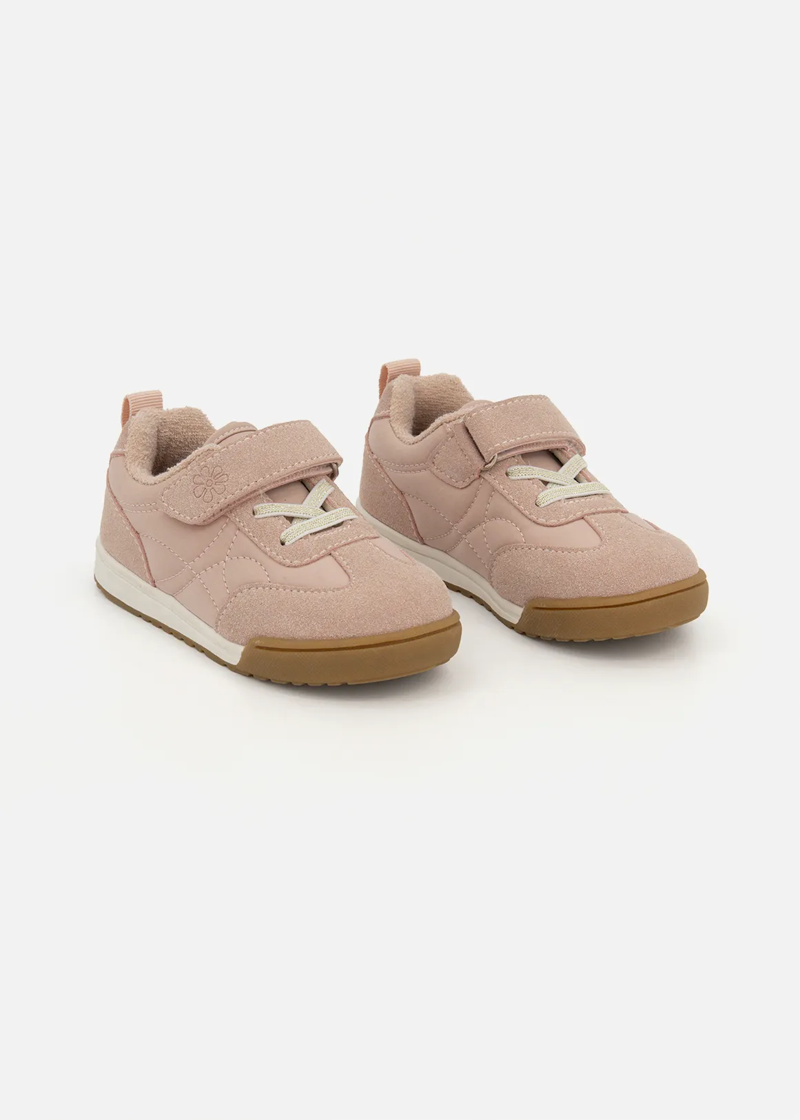 Retro Strap Trainers (Size 5-13) Younger Girl - PINK
