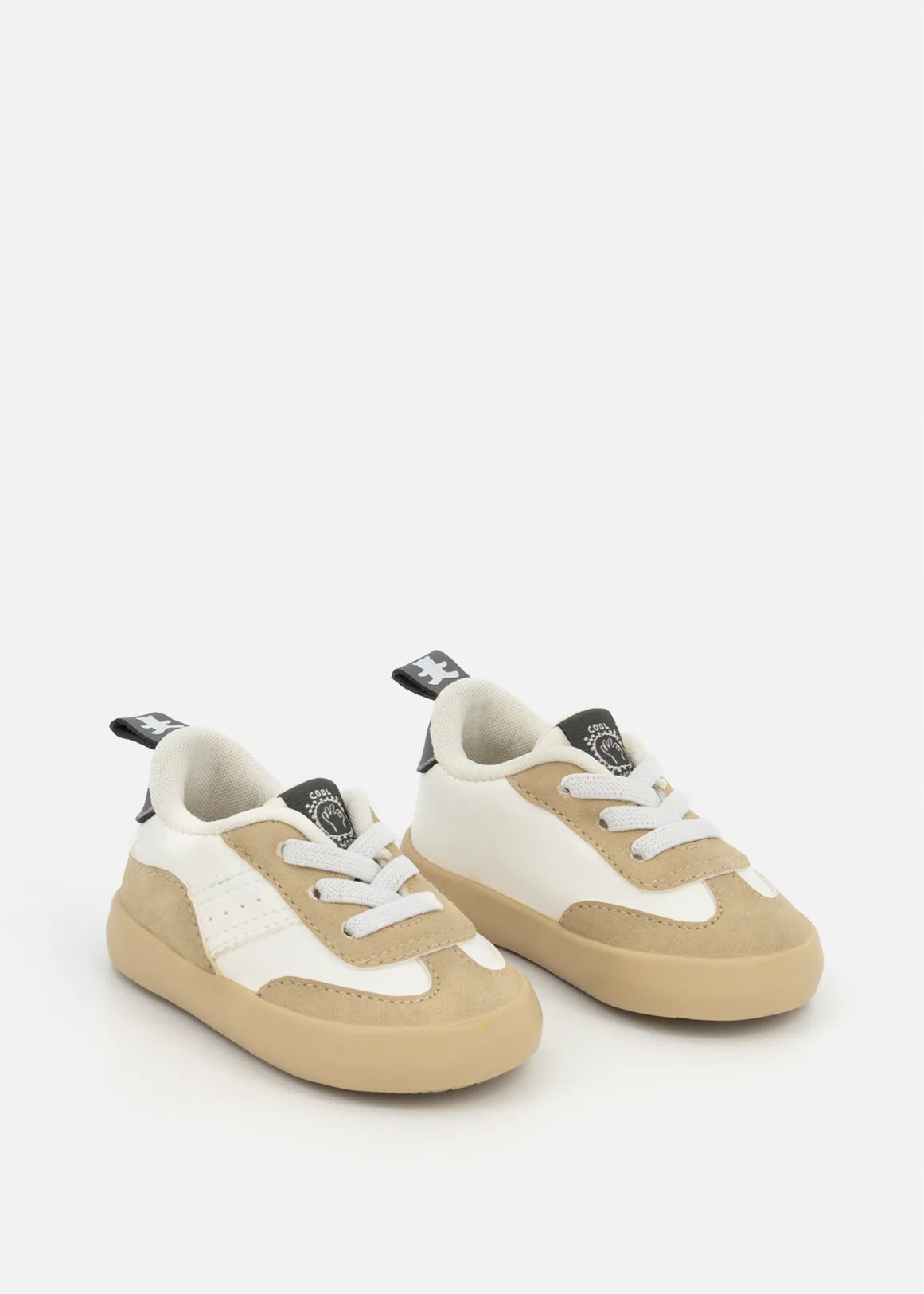 Retro Vulcanised Sole Sneakers - X NATURAL