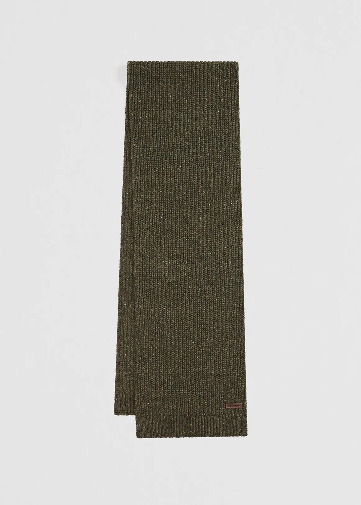 Rib Scarf - WOODLAND GREEN
