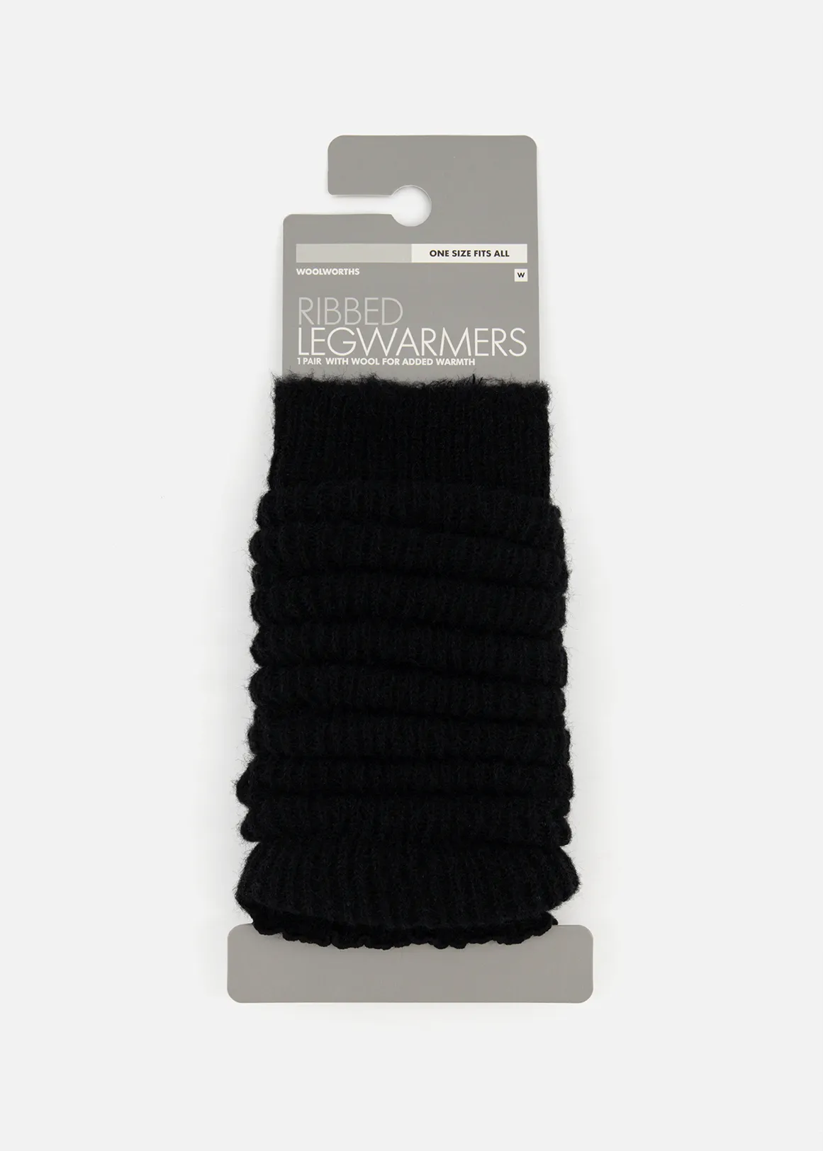 Ribbed Legwarmers - BLACK