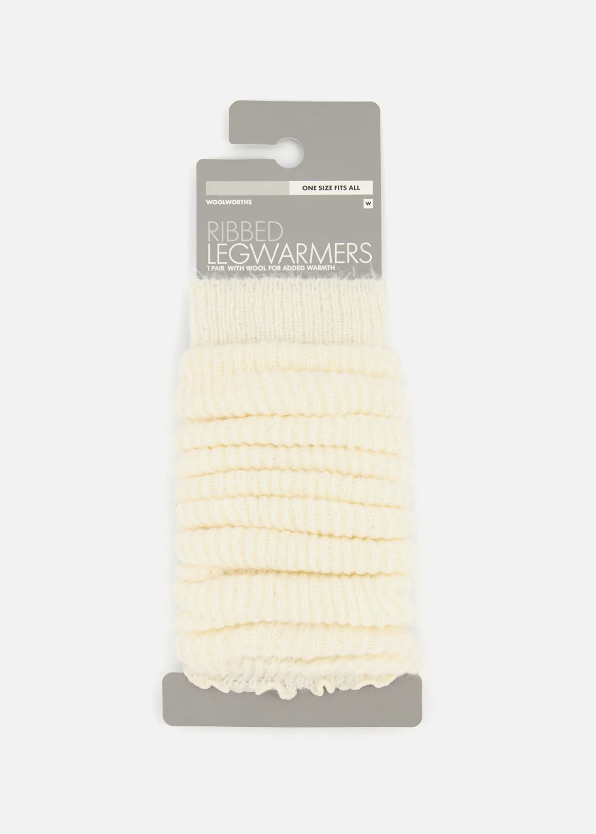 Ribbed Legwarmers - CREAM