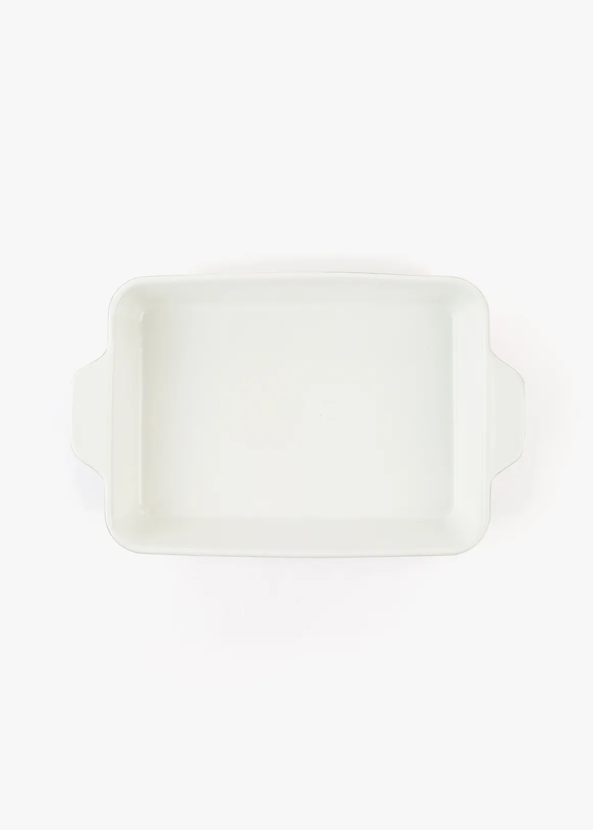 Ribbed Rectangular Stoneware Baker Dish
