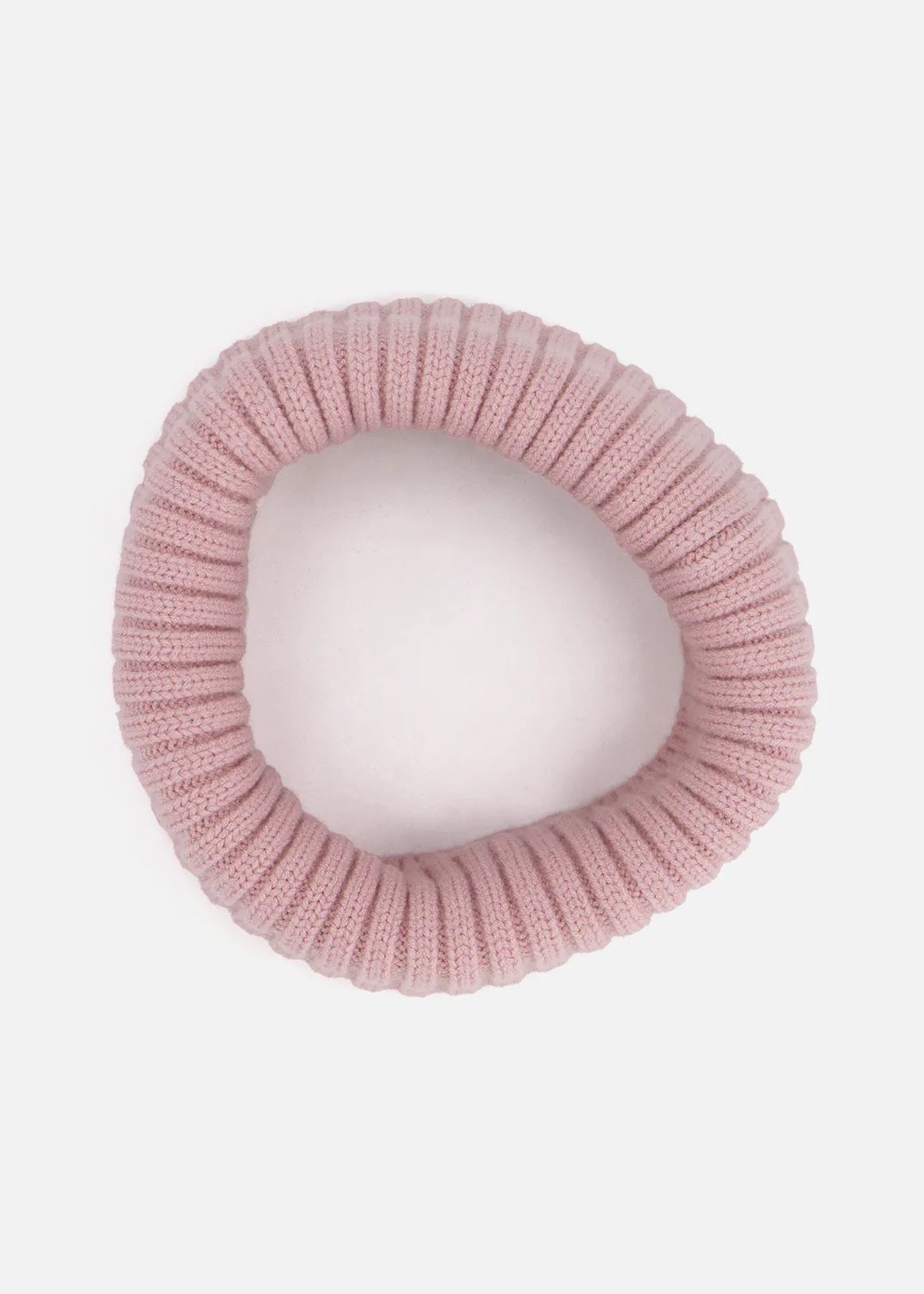 Ribbed Snood - DUSTY PINK