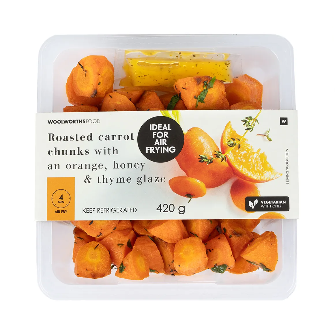 Roasted Carrot Chunks with a Glaze 420 g