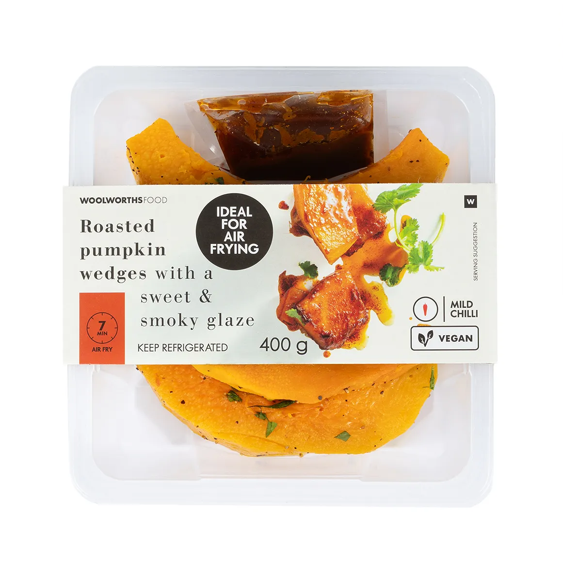 Roasted Pumpkin Wedges with a Glaze 400 g
