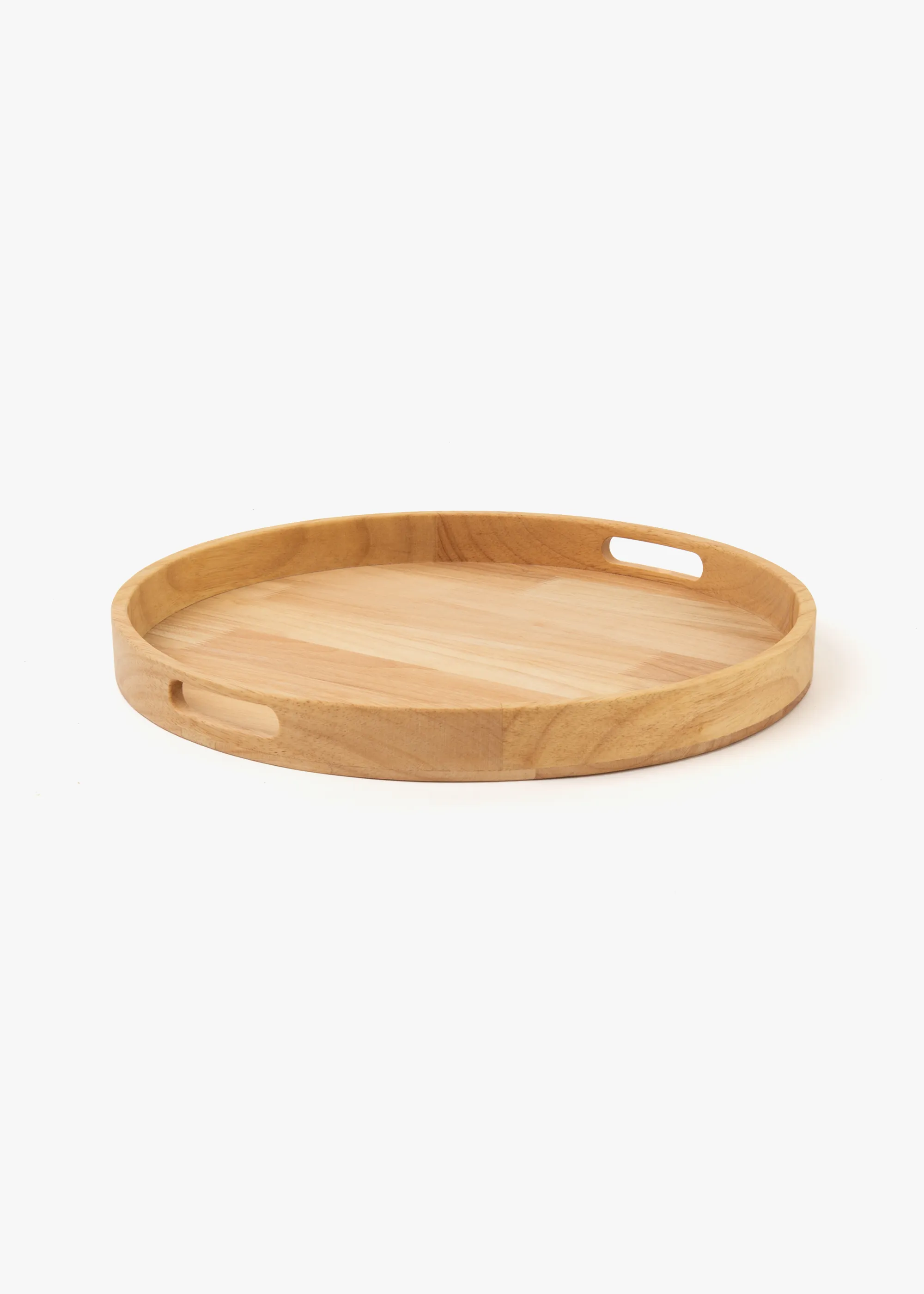 Round Tray - BROWN
