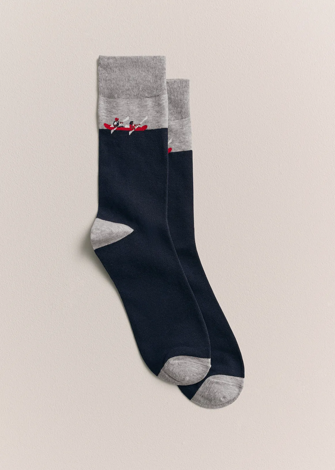 Row Boat Sock - NAVY
