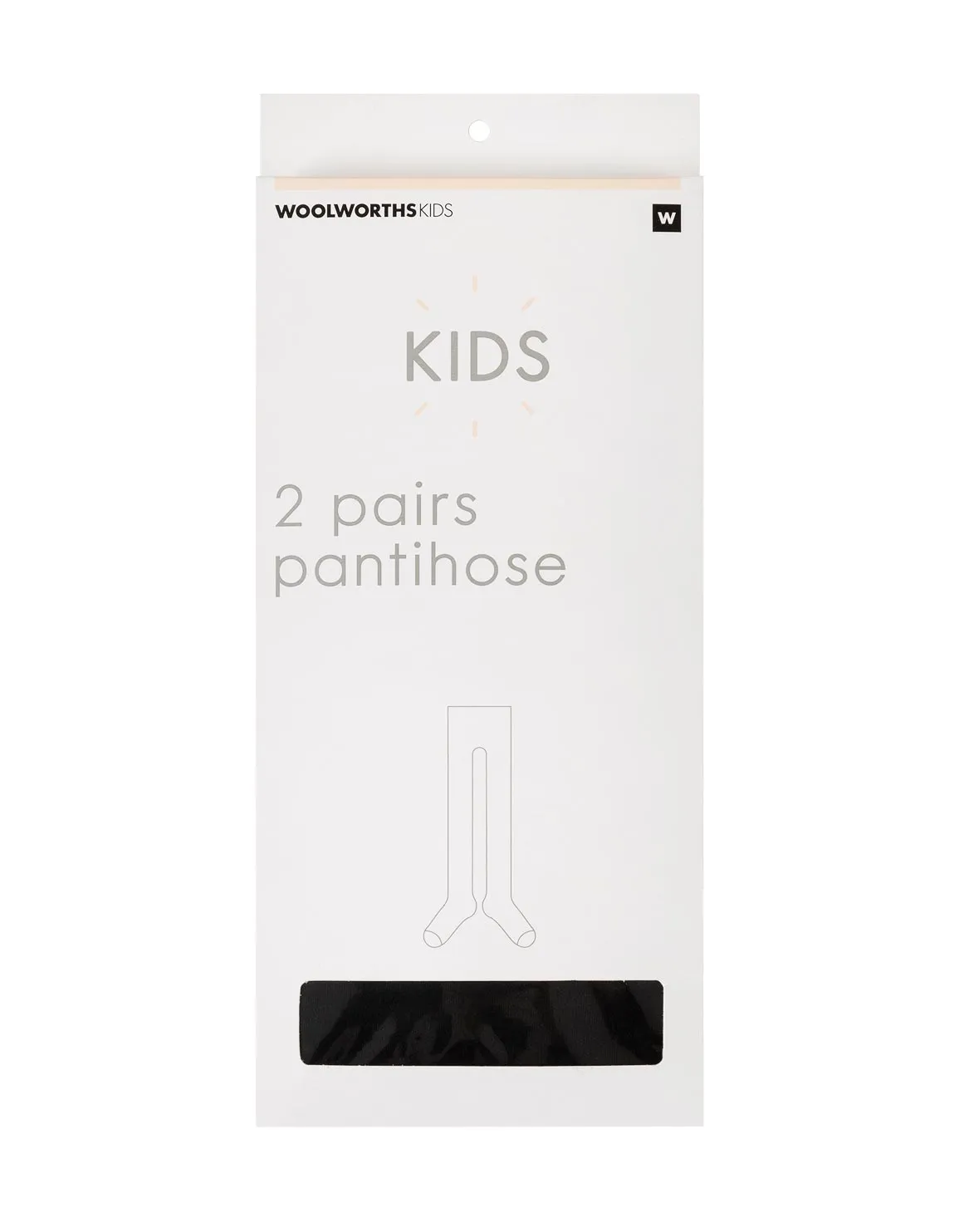 Run-resist Pantihose 2 Pack - BLACK