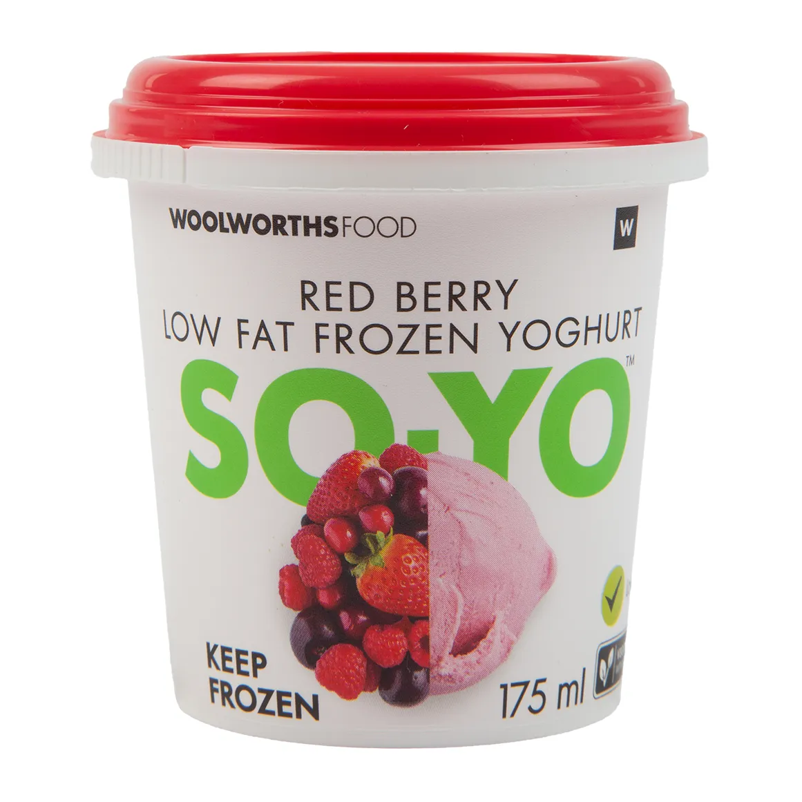 SO.YO™ Red Berry Low Fat Flavoured Frozen Yoghurt 175 ml
