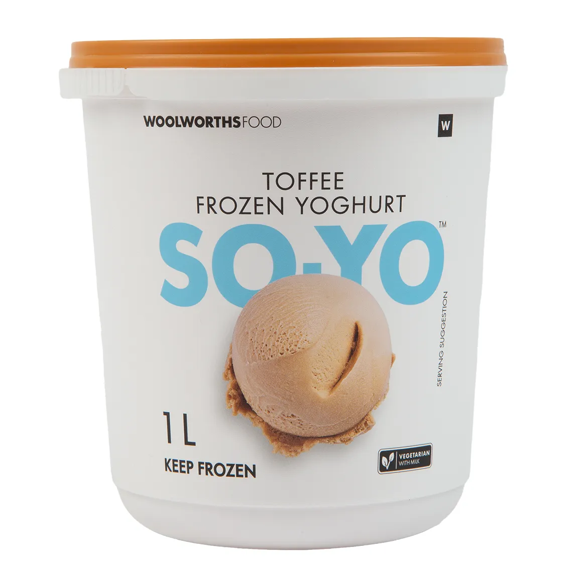 SO.YO™ Toffee Flavoured Frozen Yoghurt 1 L