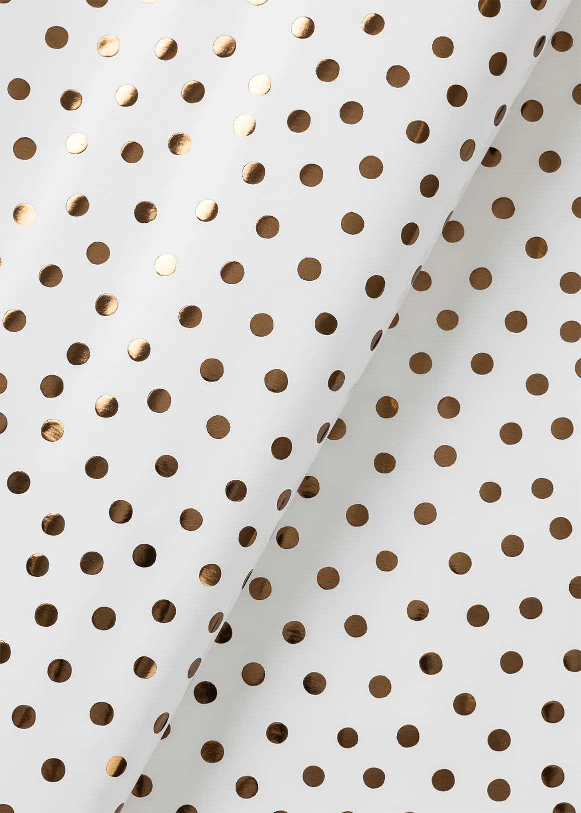 Scattered Dot Foil Gift Wrap 1 m x 700 mm - GOLD