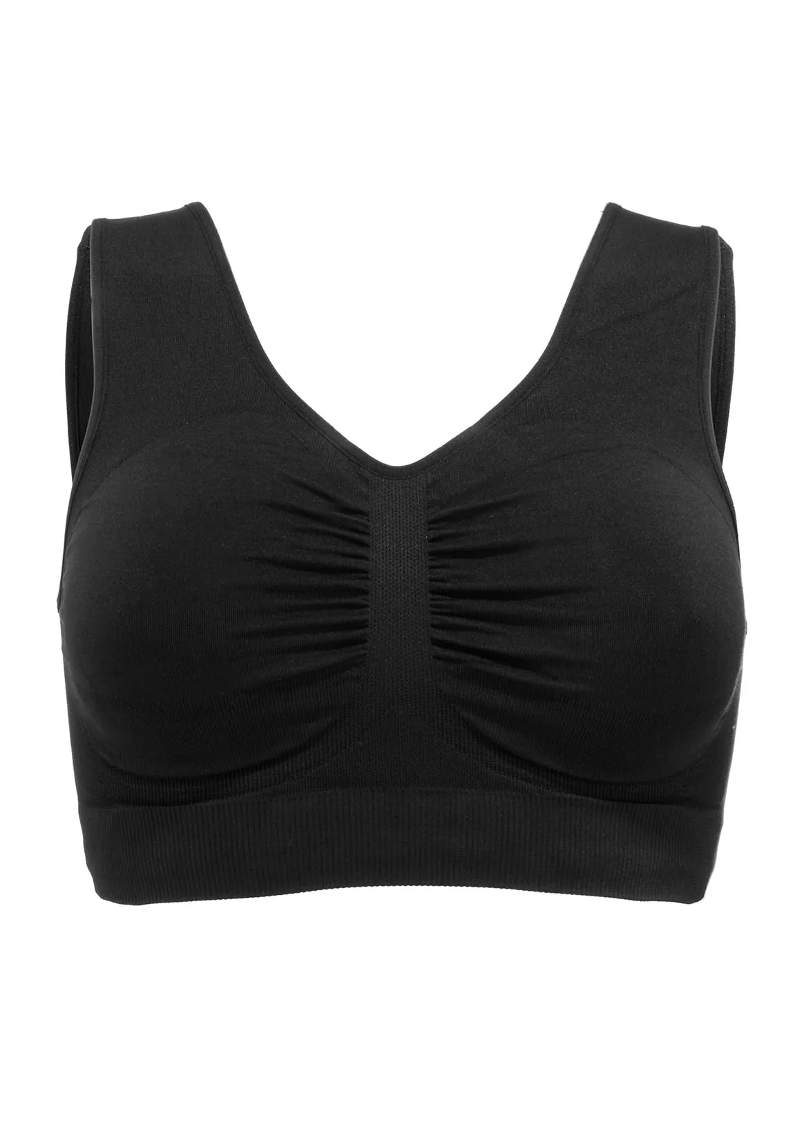 Seamless Maternity Bra - BLACK