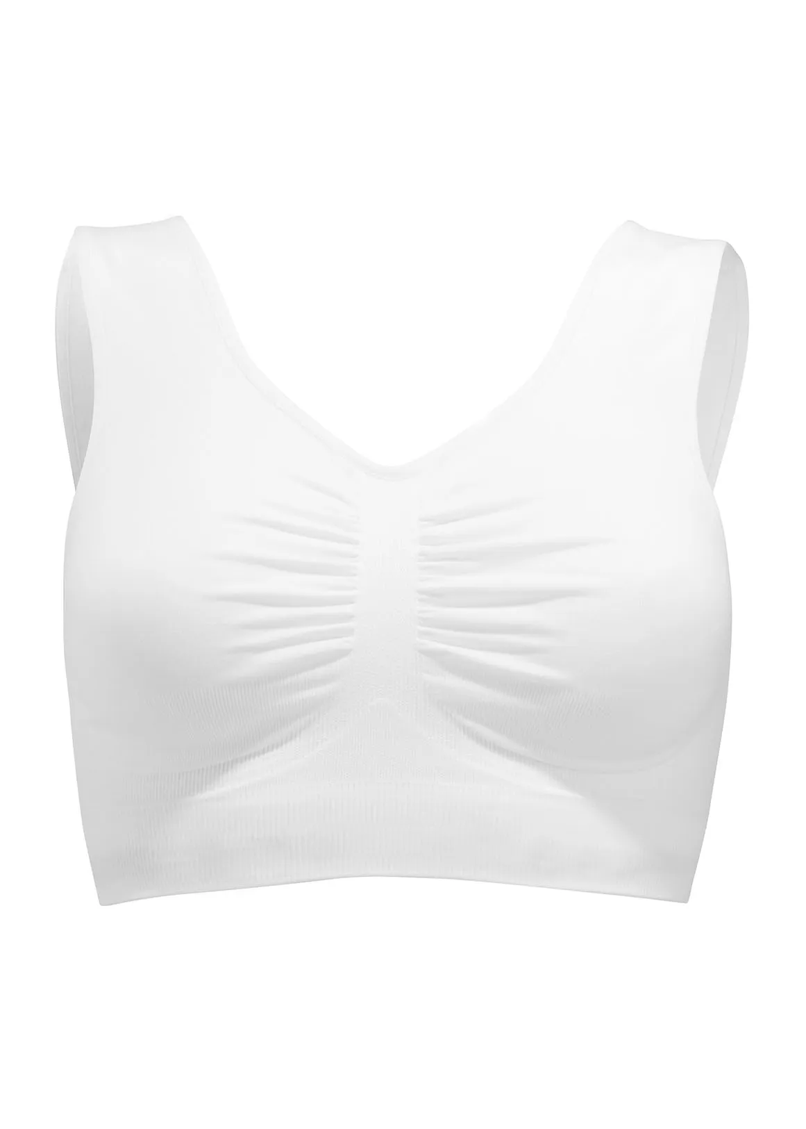 Seamless Maternity Bra - WHITE
