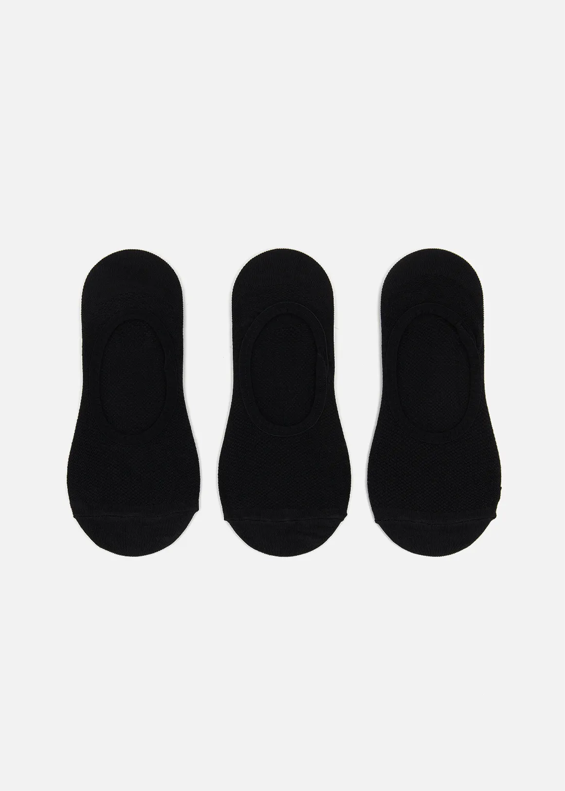 Seamless Trainer Liners 3 Pack - BLACK