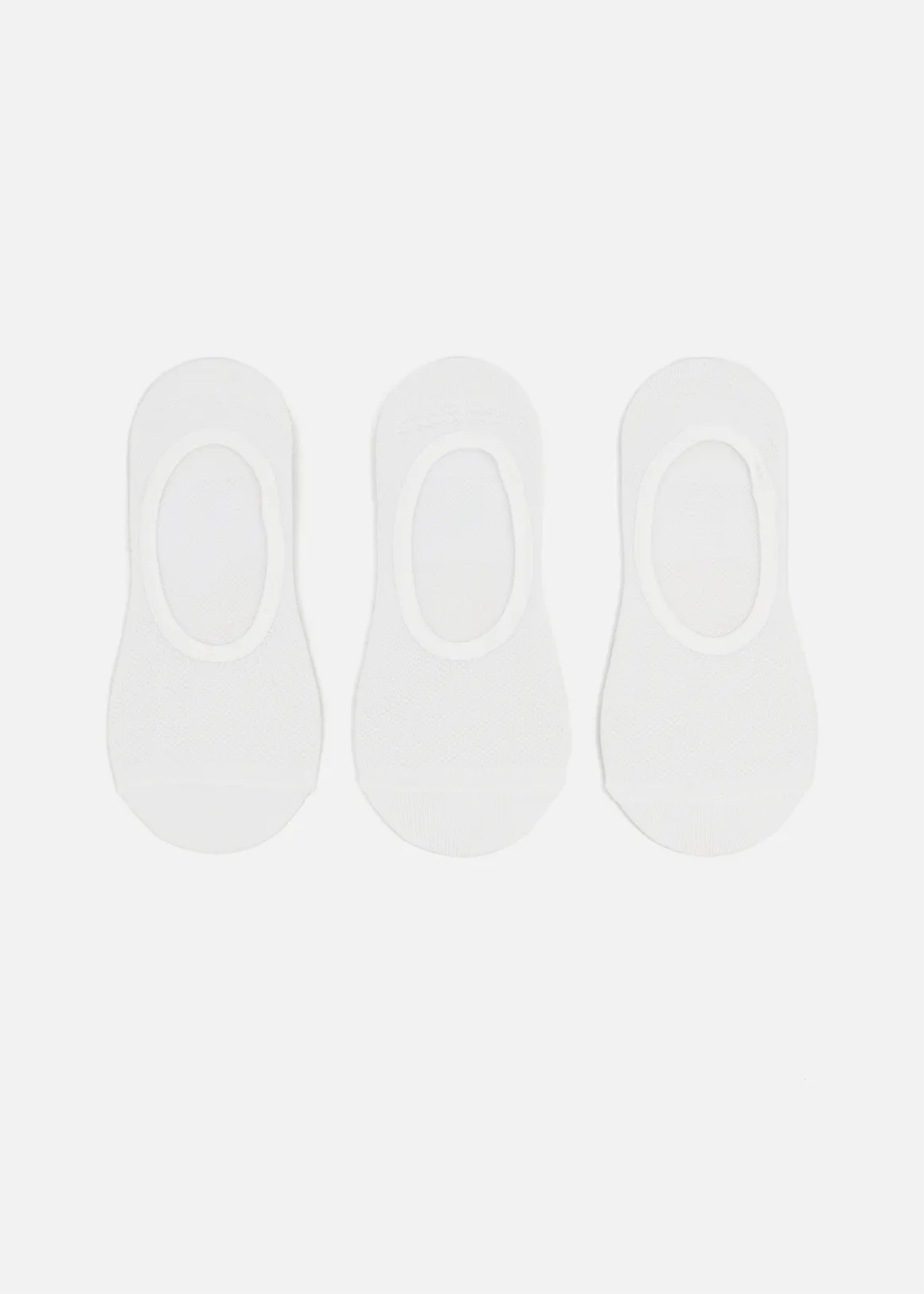 Seamless Trainer Liners 3 Pack - WHITE