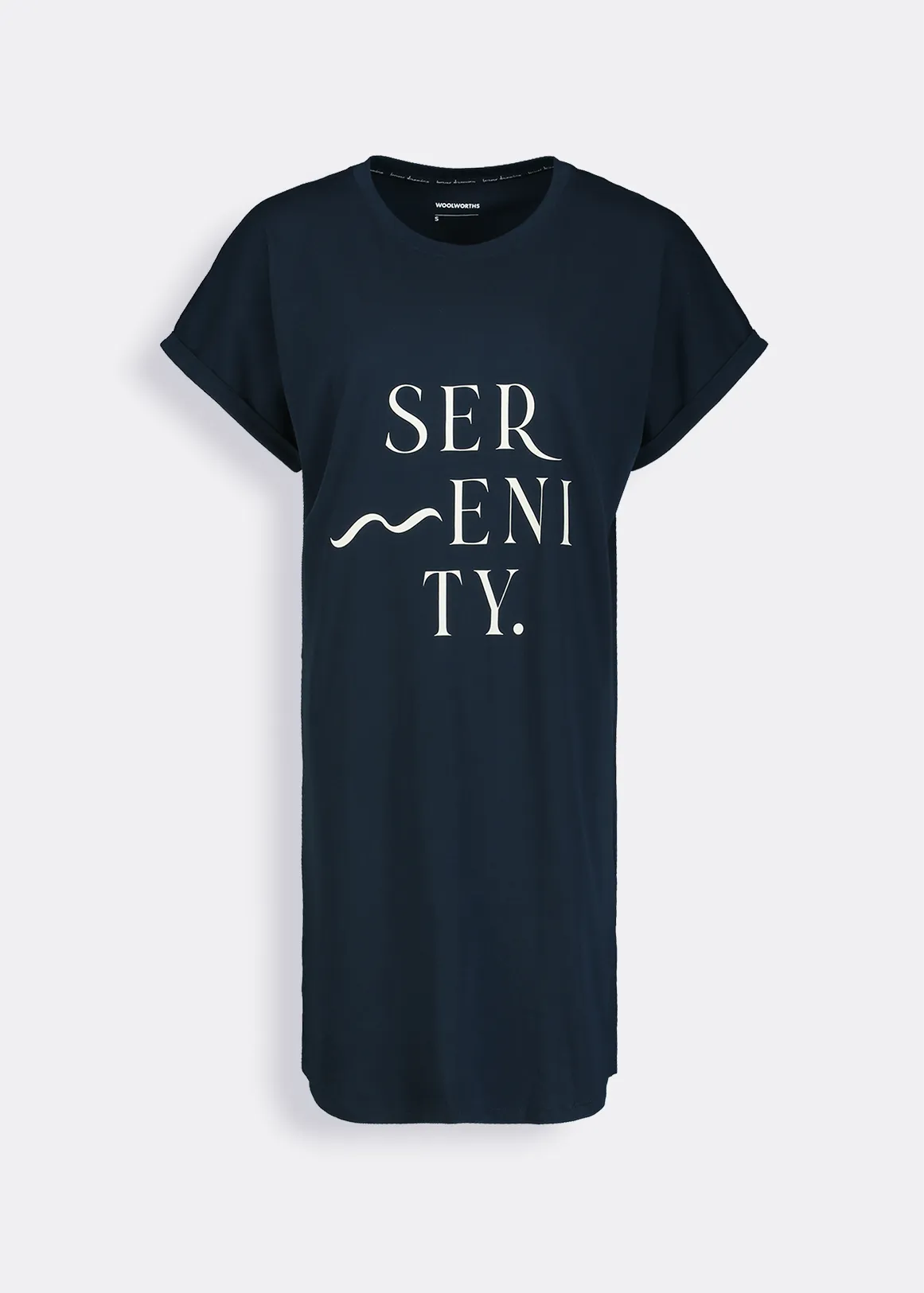 Serenity Cotton Nightdress - X NAVY