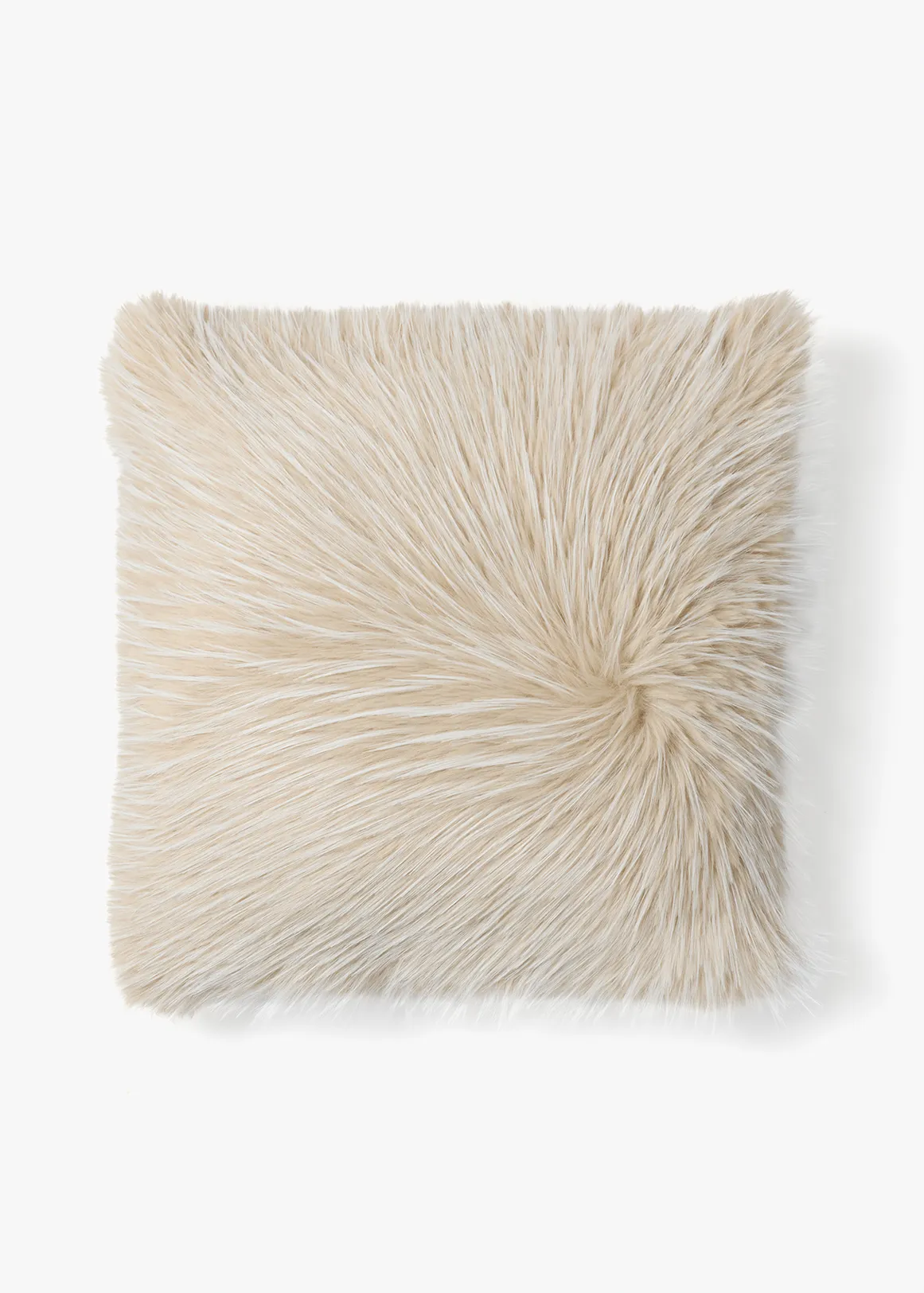 Shaggy Fur Scatter Cushion 50x50cm - X CREAM