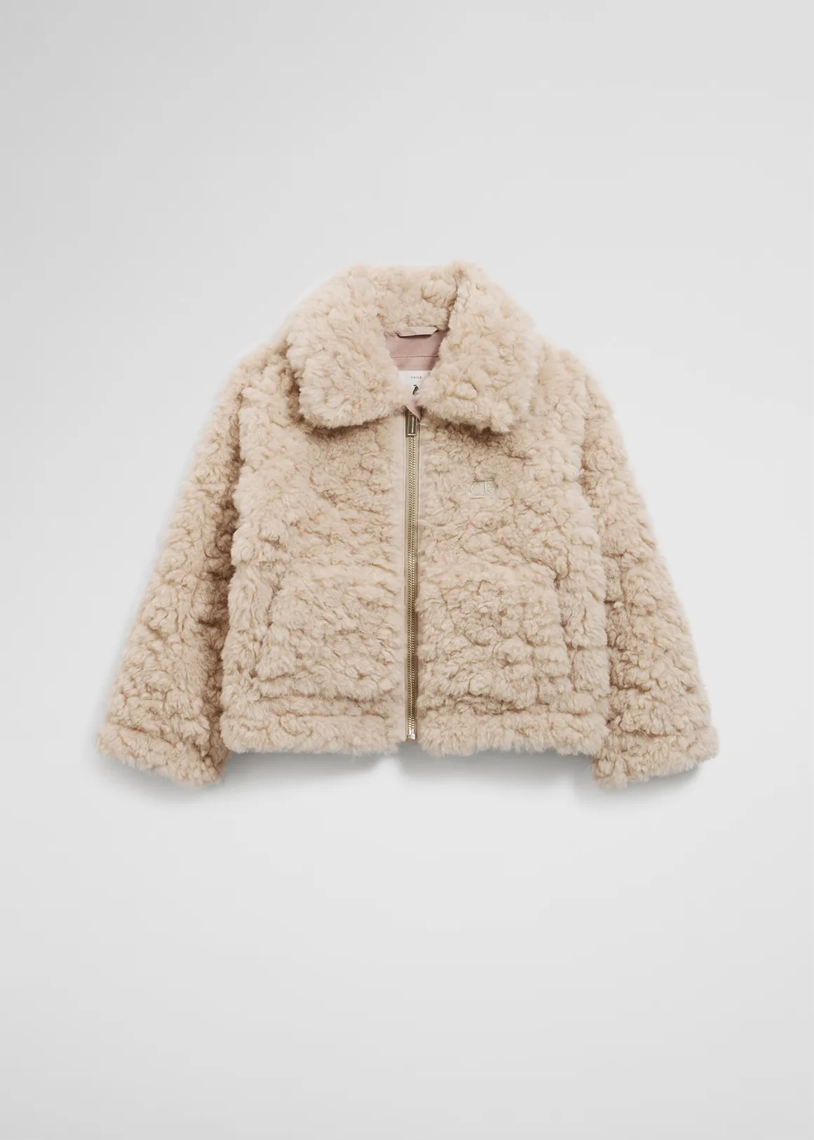 Shearling Jacket - STONE