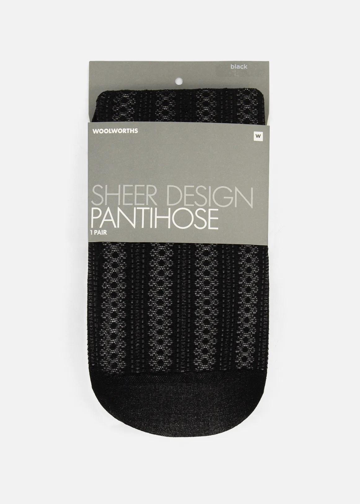 Sheer Pantihose - BLACK