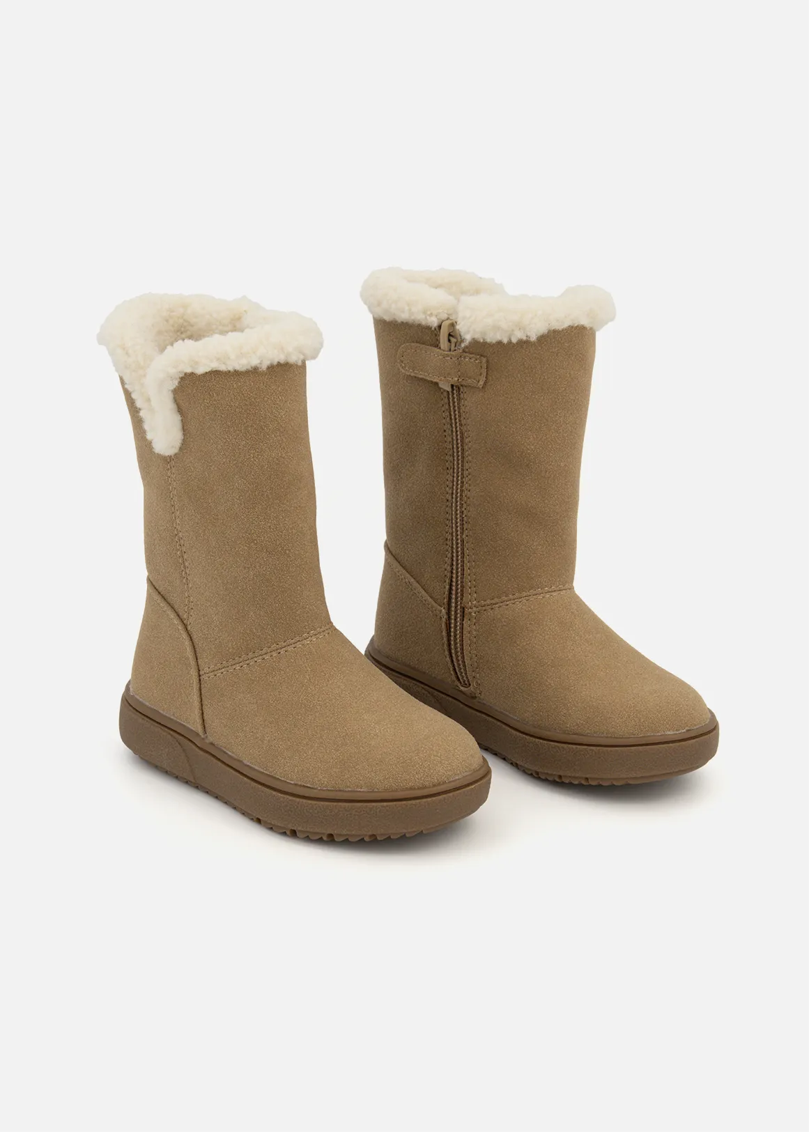 Sherpa Boots (Size 5-13) Younger Girl - TAN