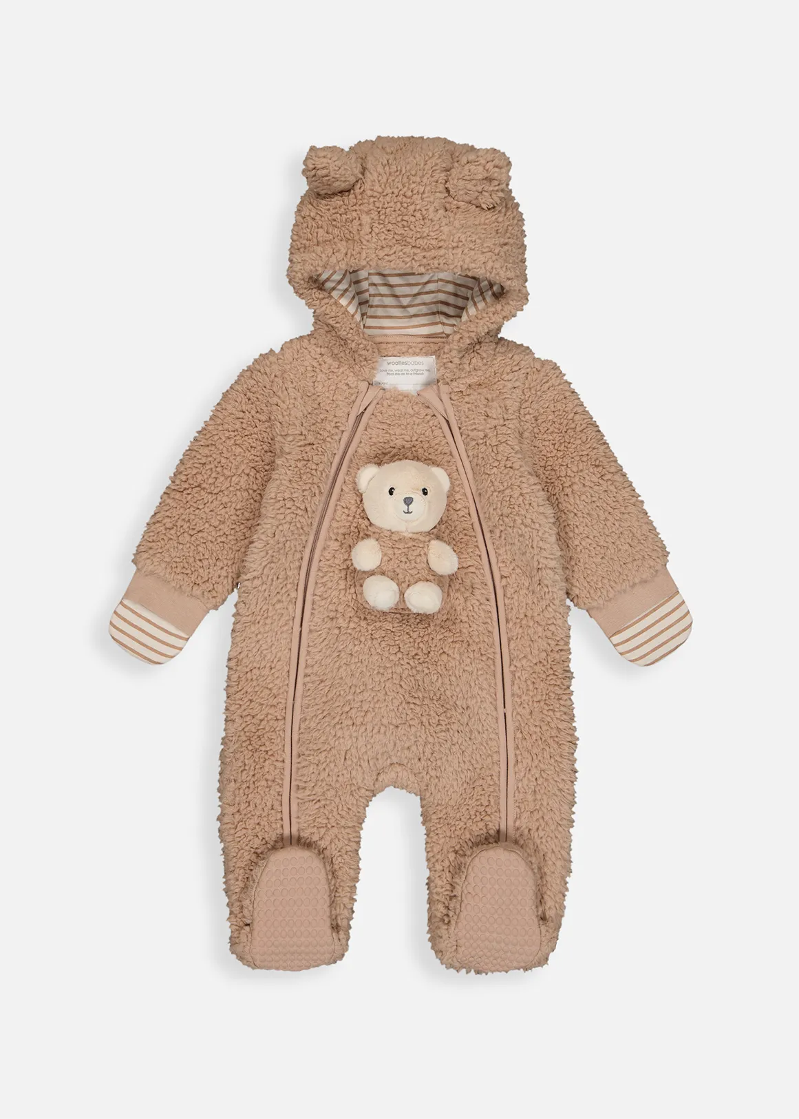 Sherpa Jumpsuit - TAUPE