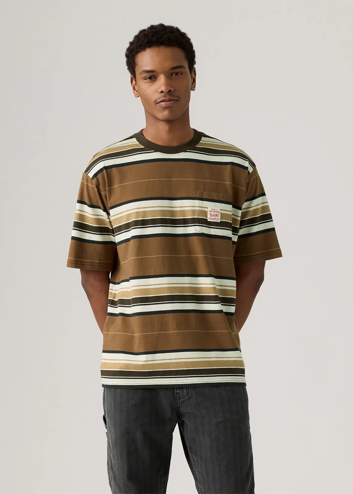 Short-Sleeve Workwear T-shirt - X BROWN