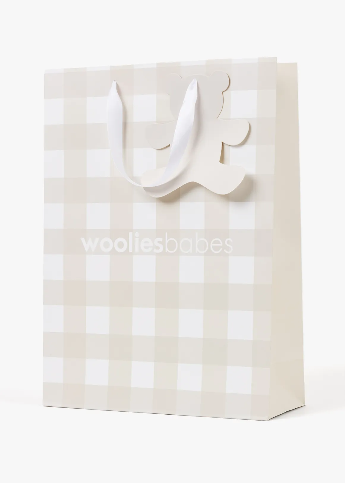 Signature Baby Extra Large Gift Bag - BEIGE