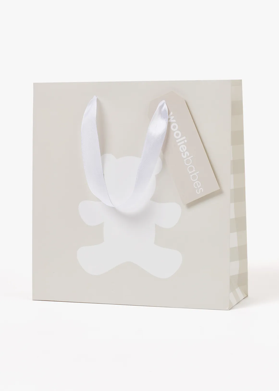 Signature Baby Medium Gift Bag - BEIGE