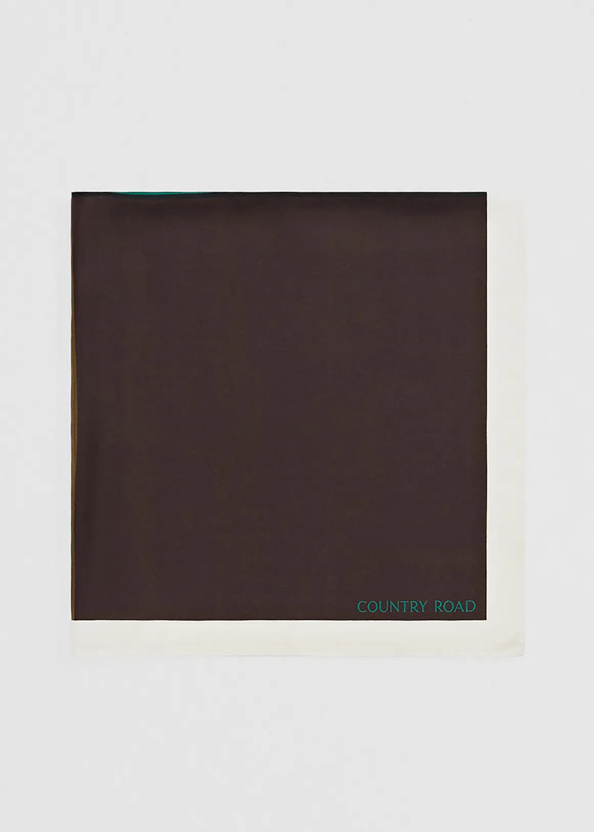 Silk Block Scarf - EMERALD