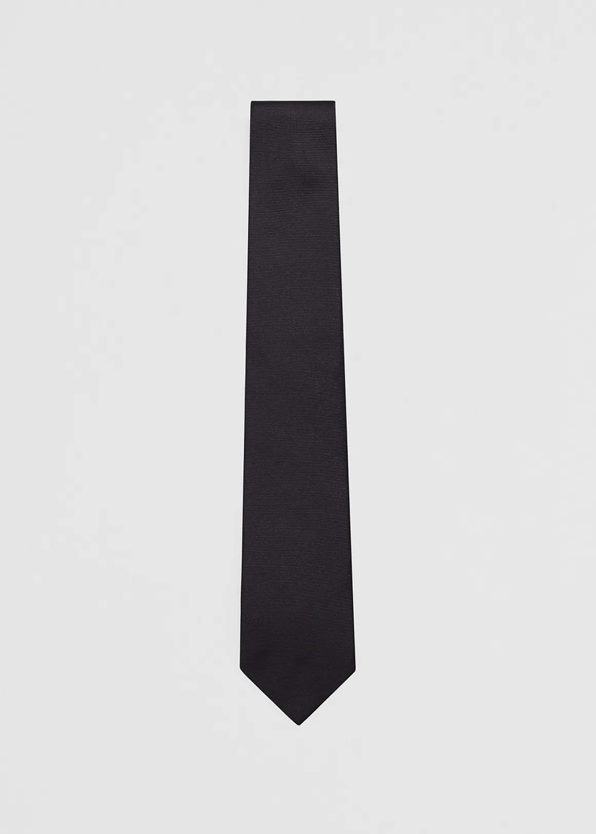 Silk Textured Tie - BLACK