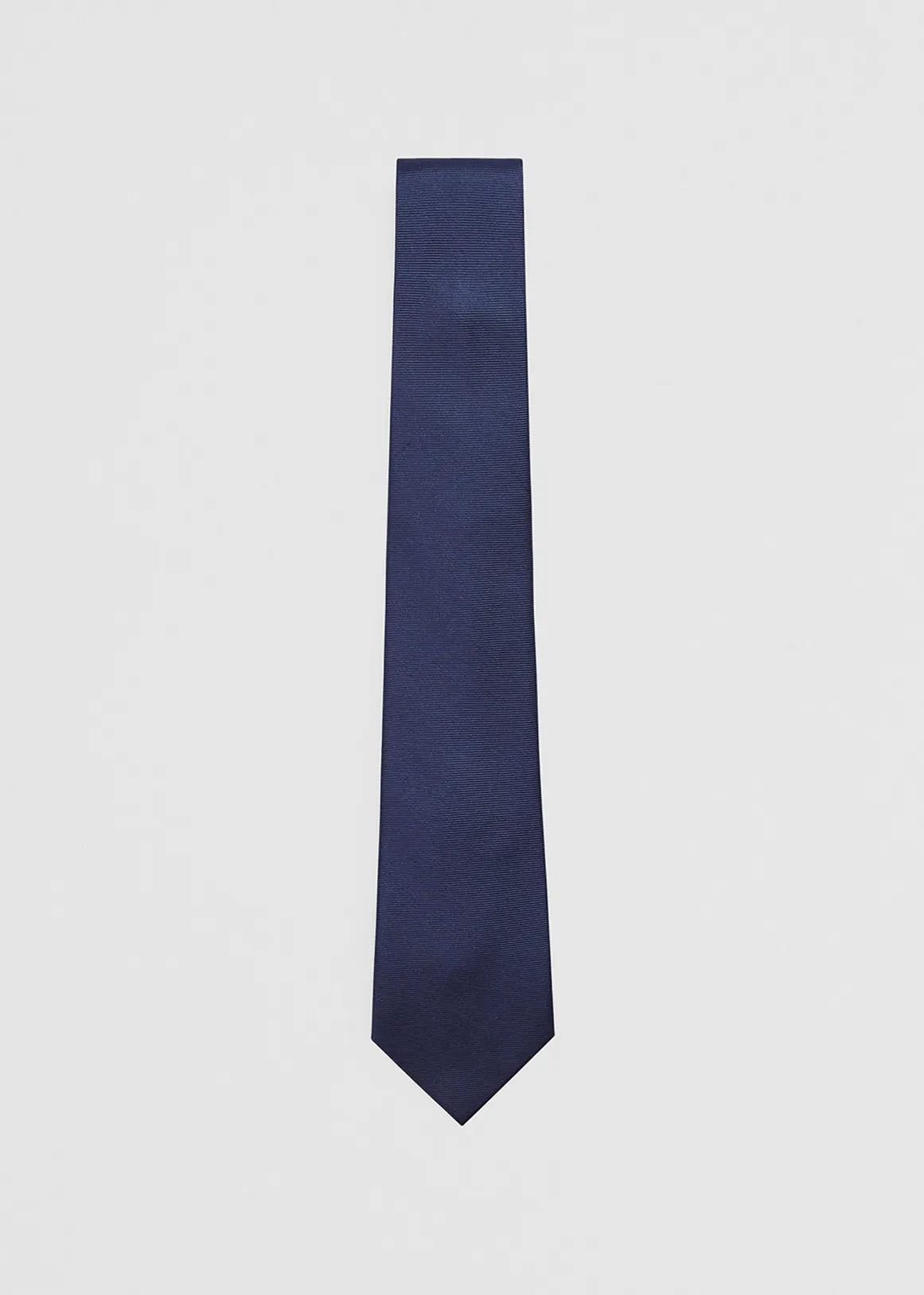 Silk Textured Tie - NAVY