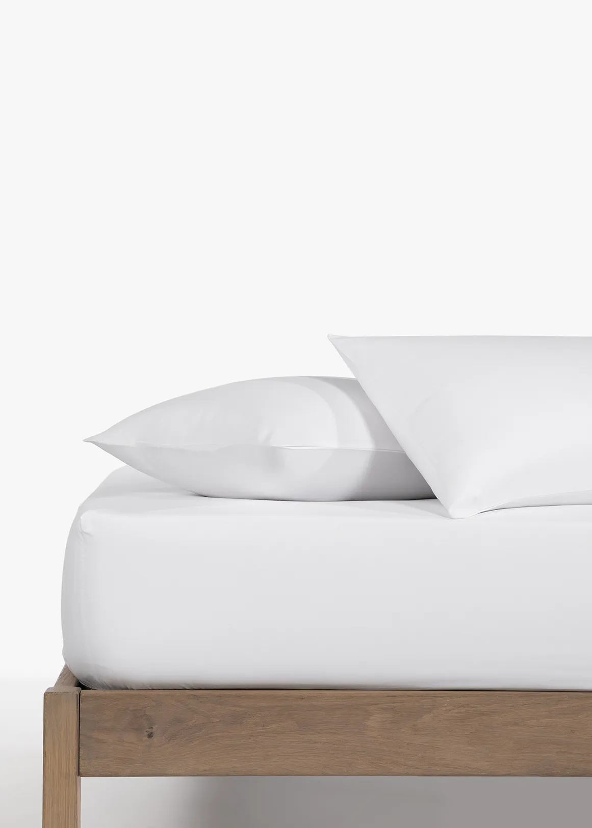 Silky Soft Hypoallergenic Recycled Microfibre Fitted Sheet Set - WHITE