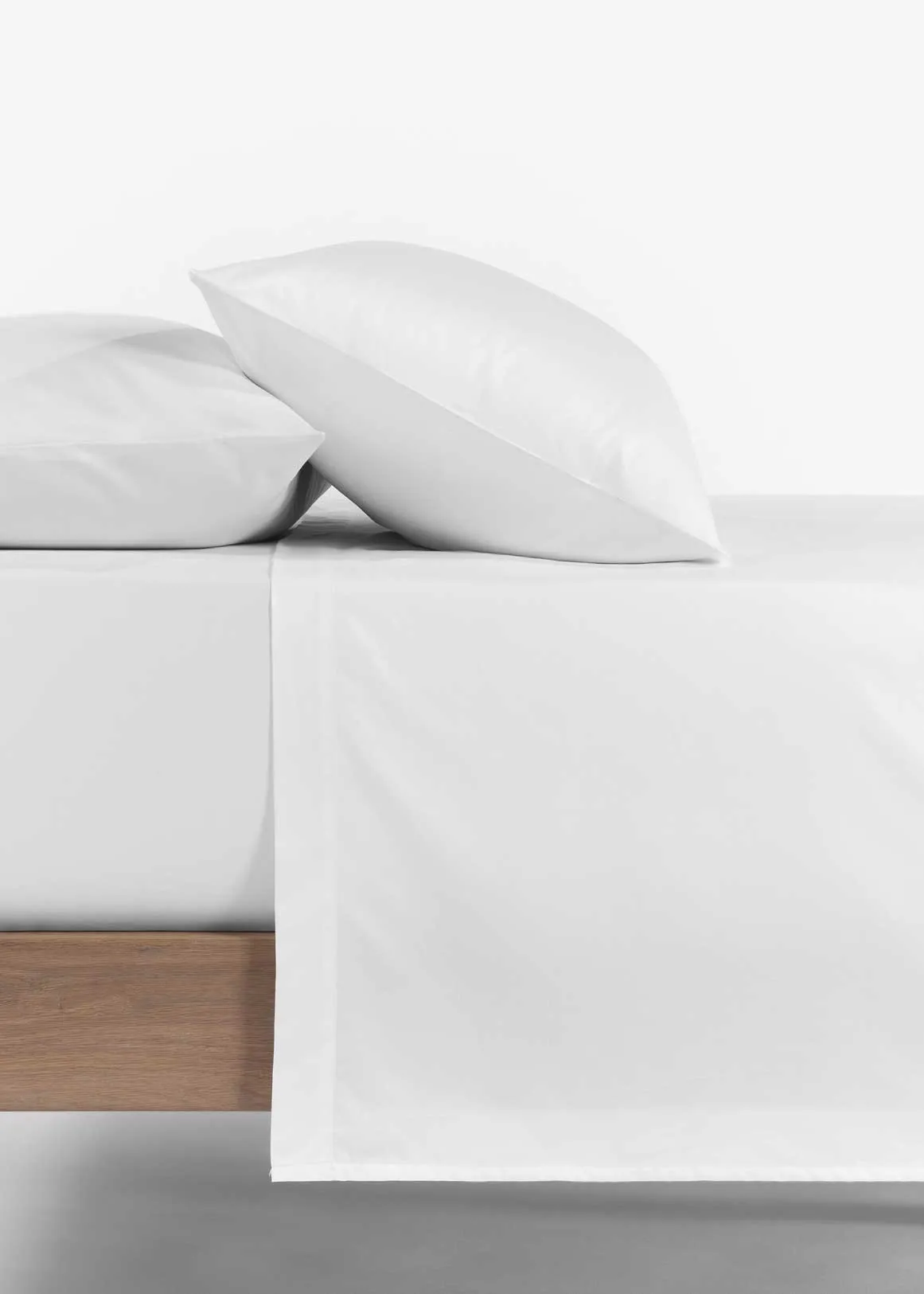 Silky Soft Hypoallergenic Recycled Microfibre Flat Sheet - WHITE