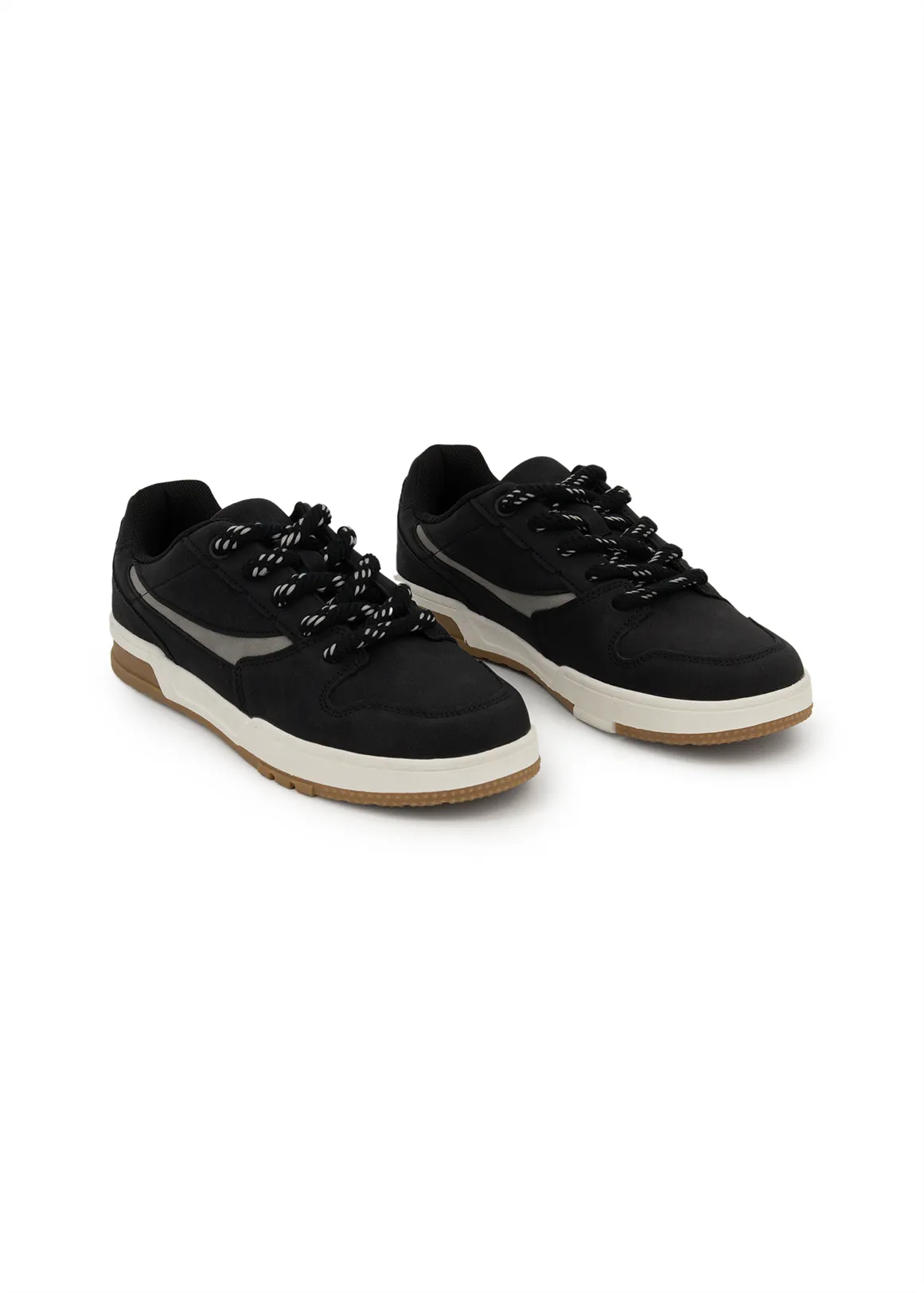 Skate Sneakers (Size12-6) Older Boy - BLACK