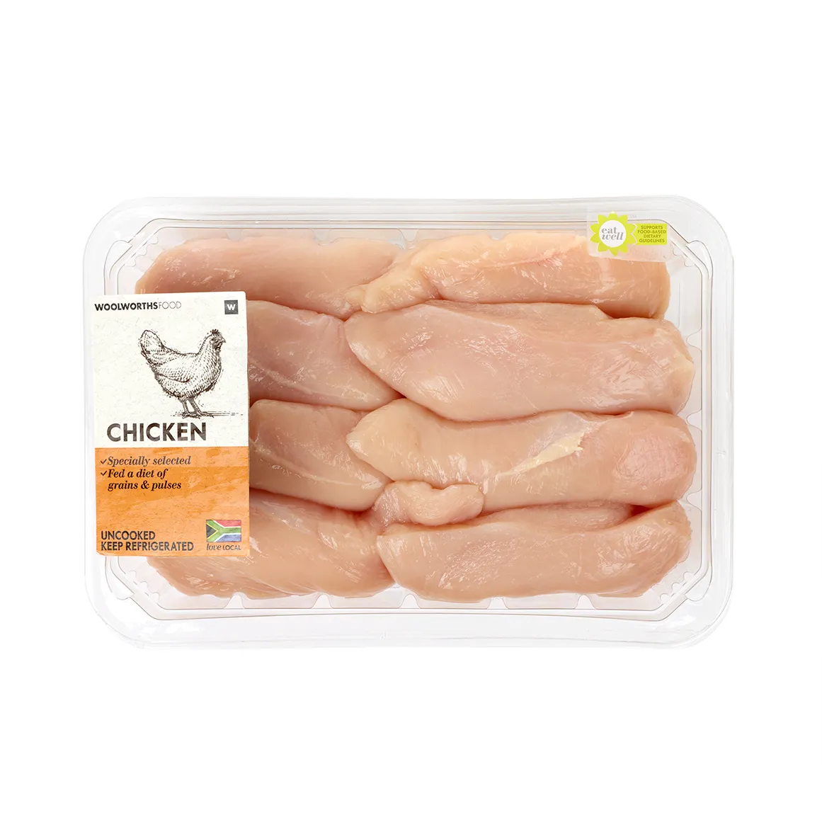 Skinless Chicken Breast Fillets Avg 900 g