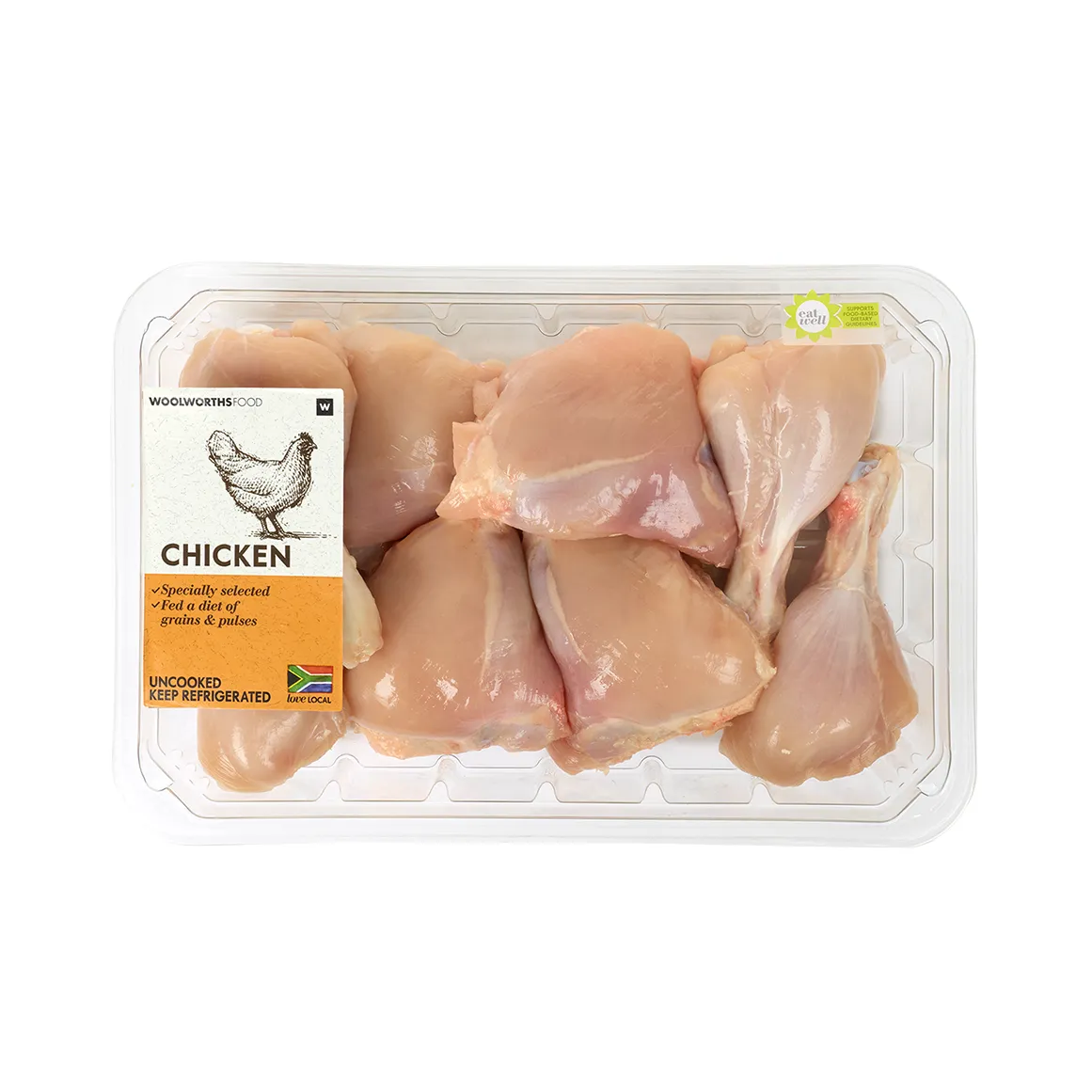 Skinless Chicken Drumsticks & Thighs Avg 800 g