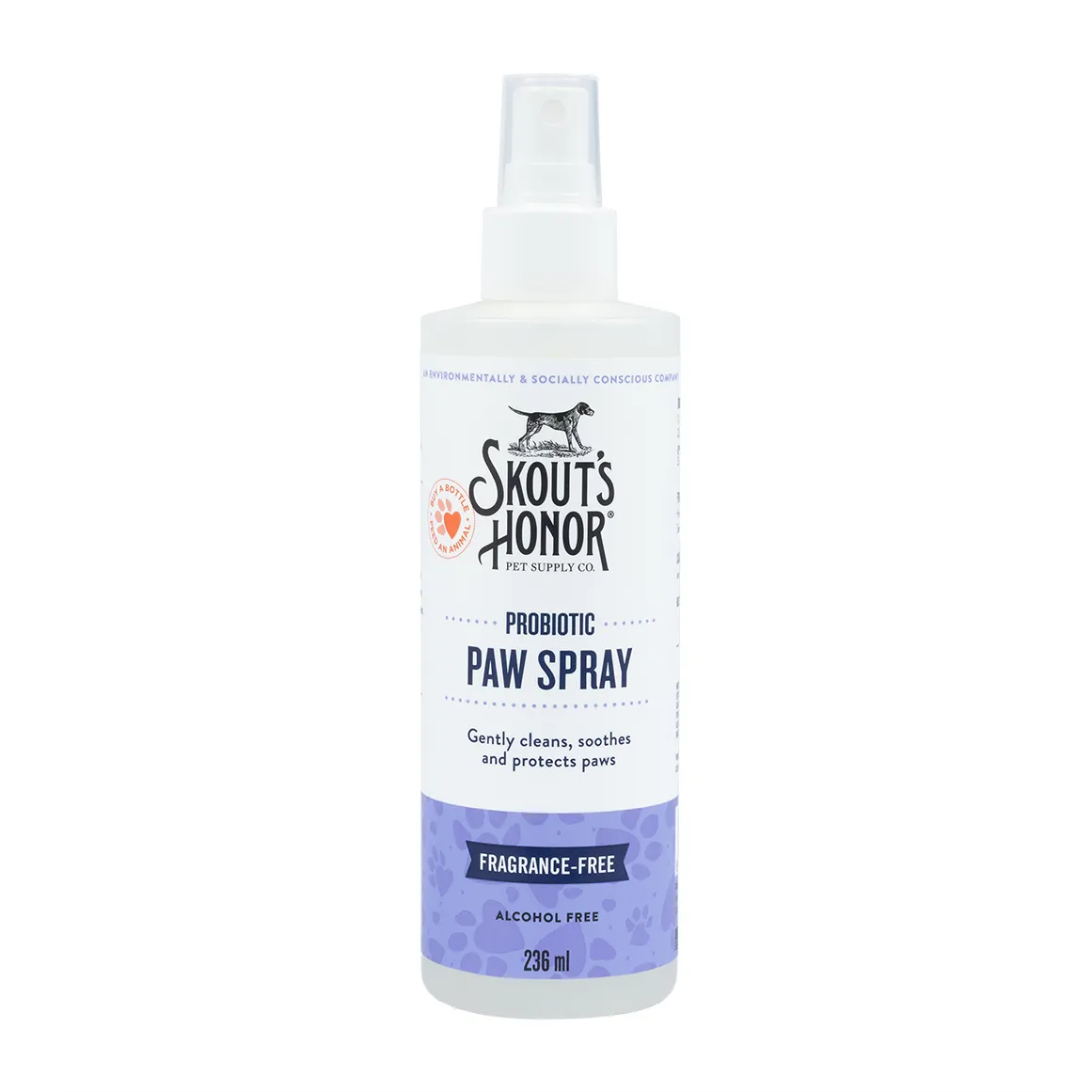 Skouts's Honor Fragrance Free Probiotic Paw Spray 236 ml