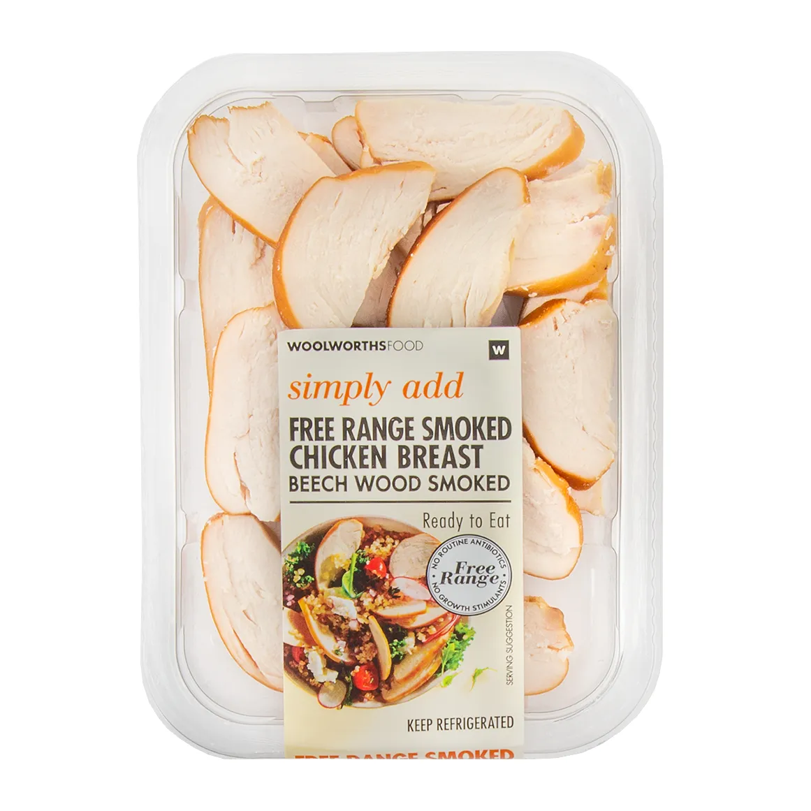 Sliced Free Range Smoked Chicken Breast 140 g