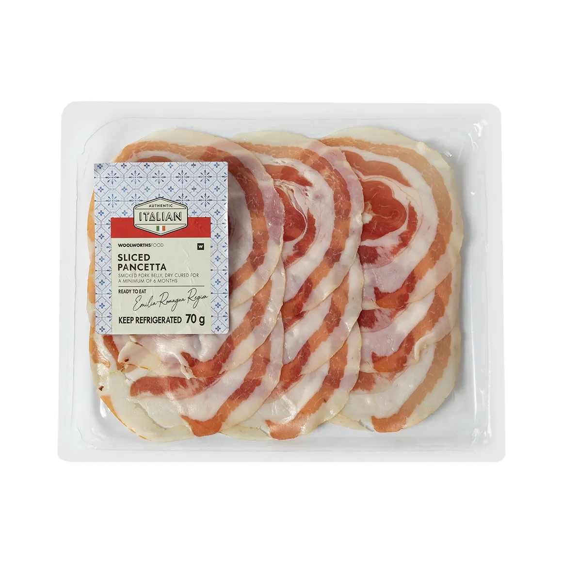 Sliced Pancetta 70 g