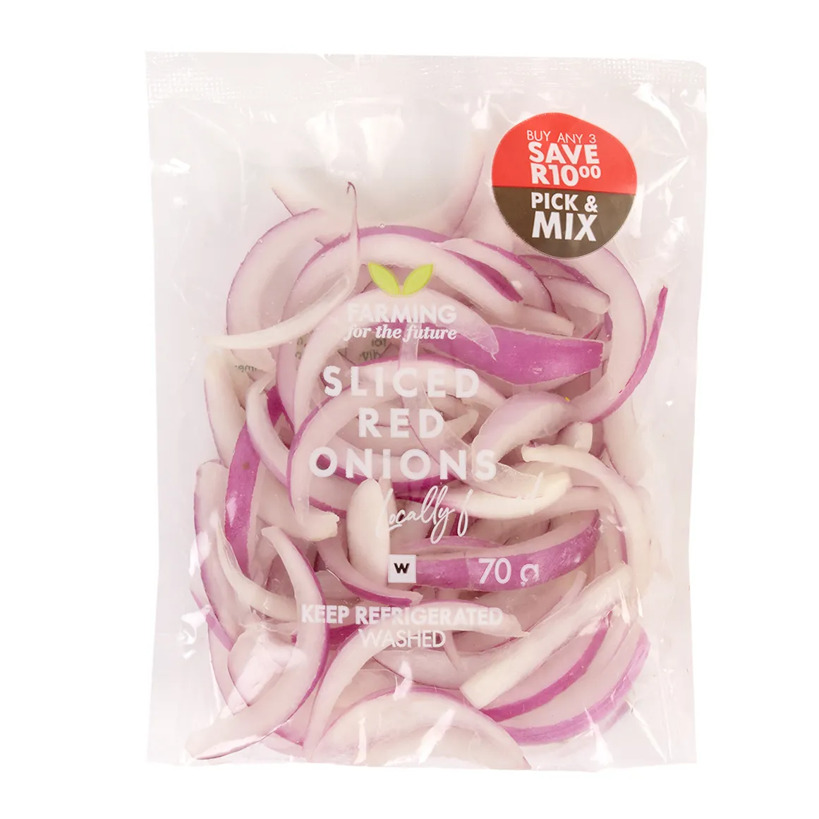 Sliced Red Onions 70 g