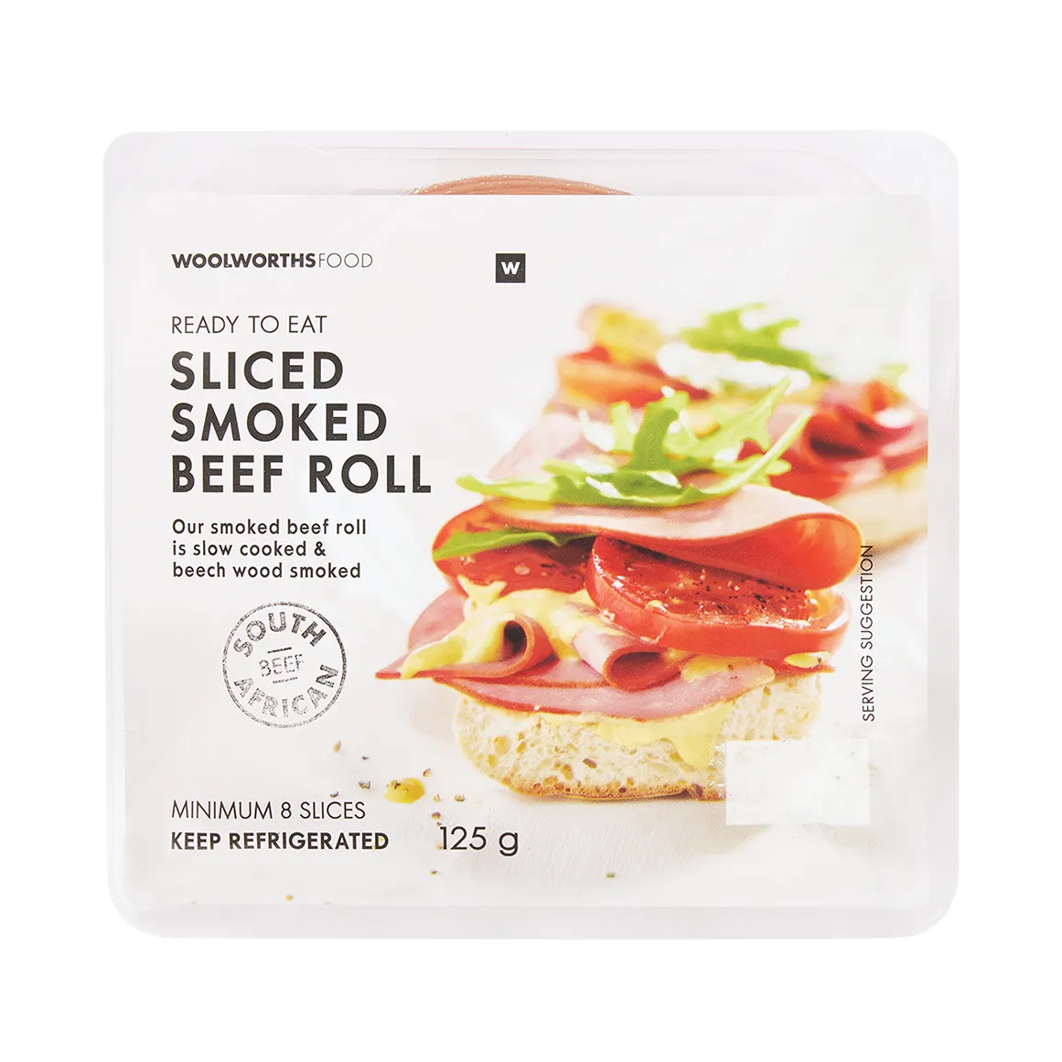 Sliced Smoked Beef Roll 125 g