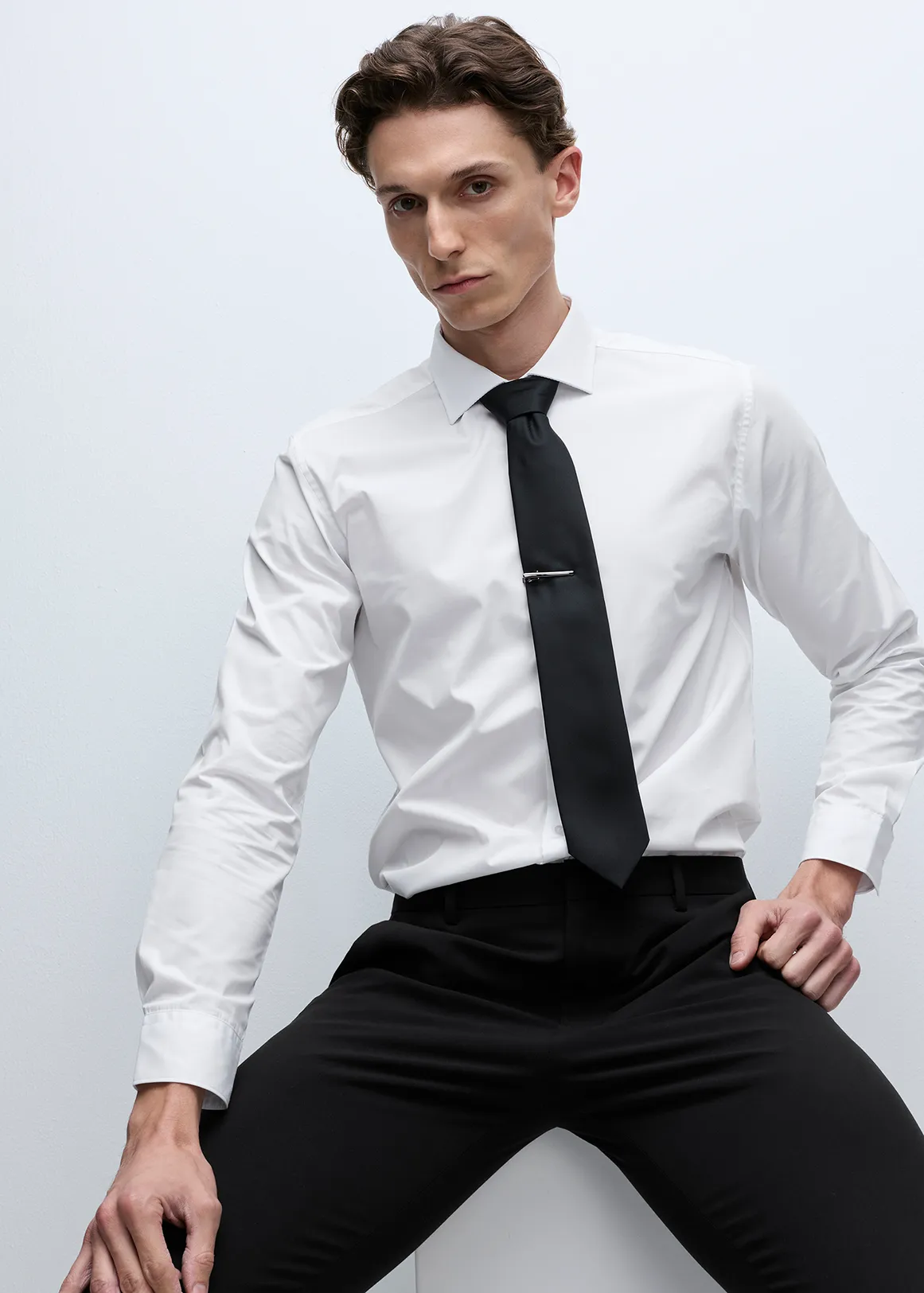 Slim Fit Easy Care White Shirt